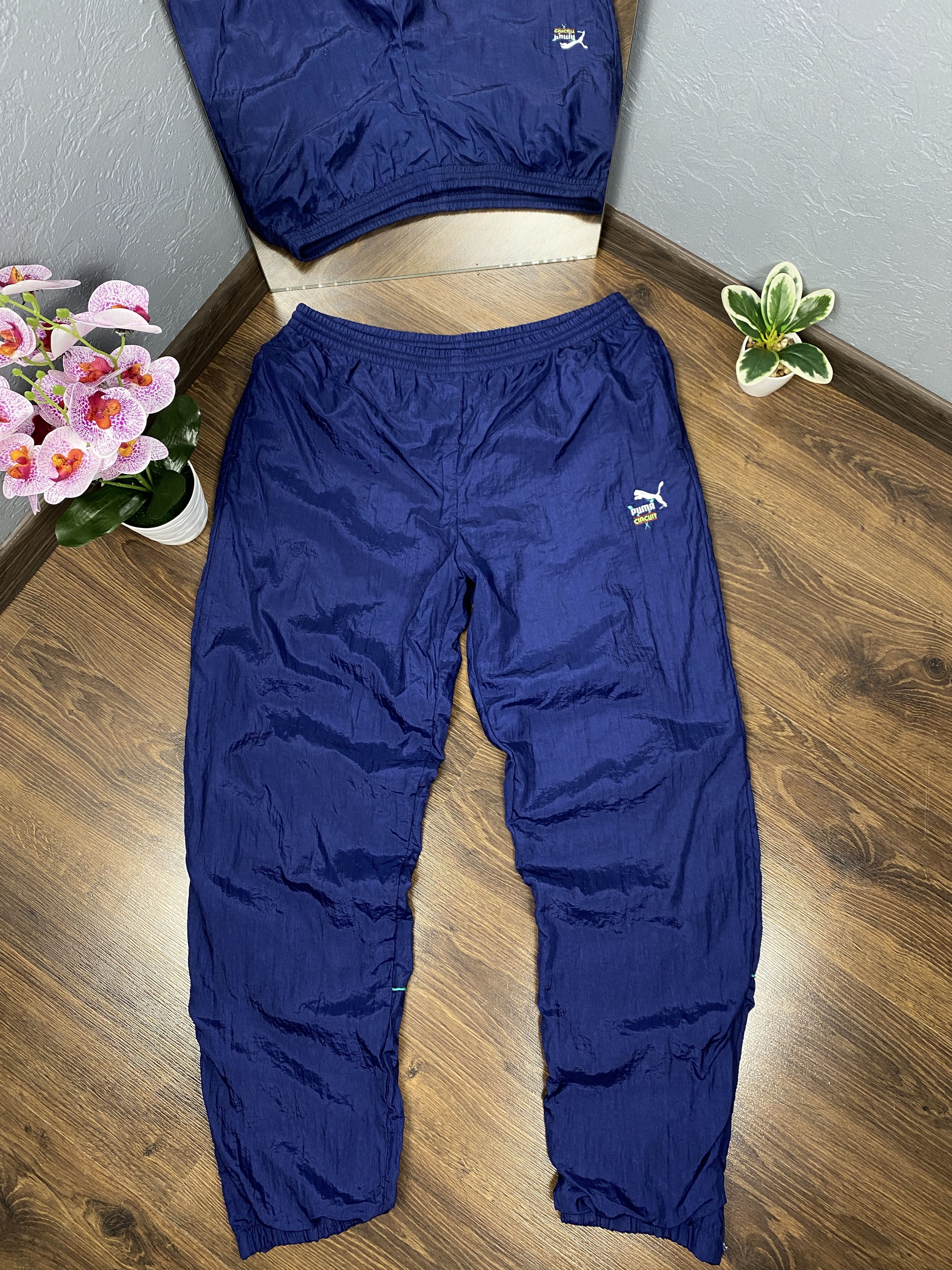 Puma Puma Circuit vintage baggy parachute nylon track pants y2k Size US 34 / EU 50 - 1 Thumbnail