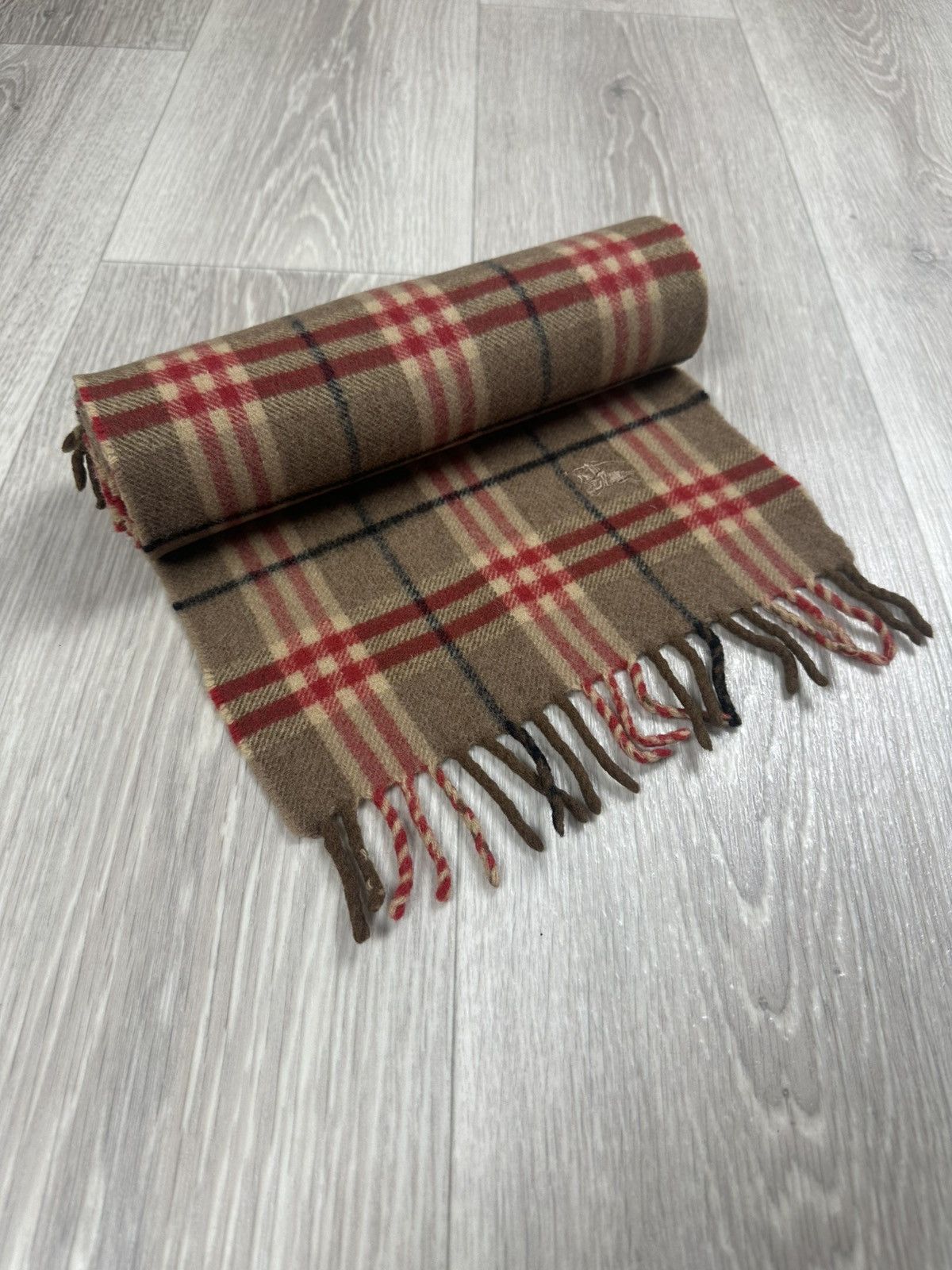 Burberry Vintage Burberry London Lana Wool Scraf Size ONE SIZE - 5 Thumbnail