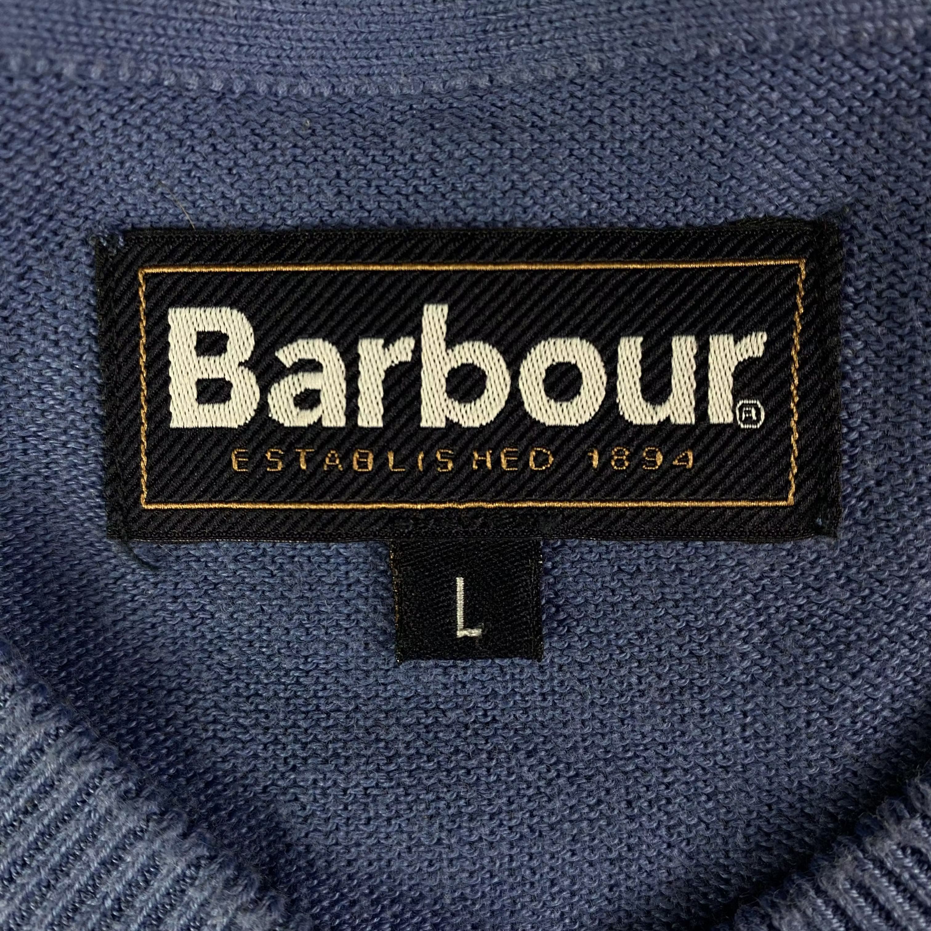 Barbour Mens Sweater Jumper V Neck Barbour Size L Size US L / EU 52-54 / 3 - 4 Thumbnail
