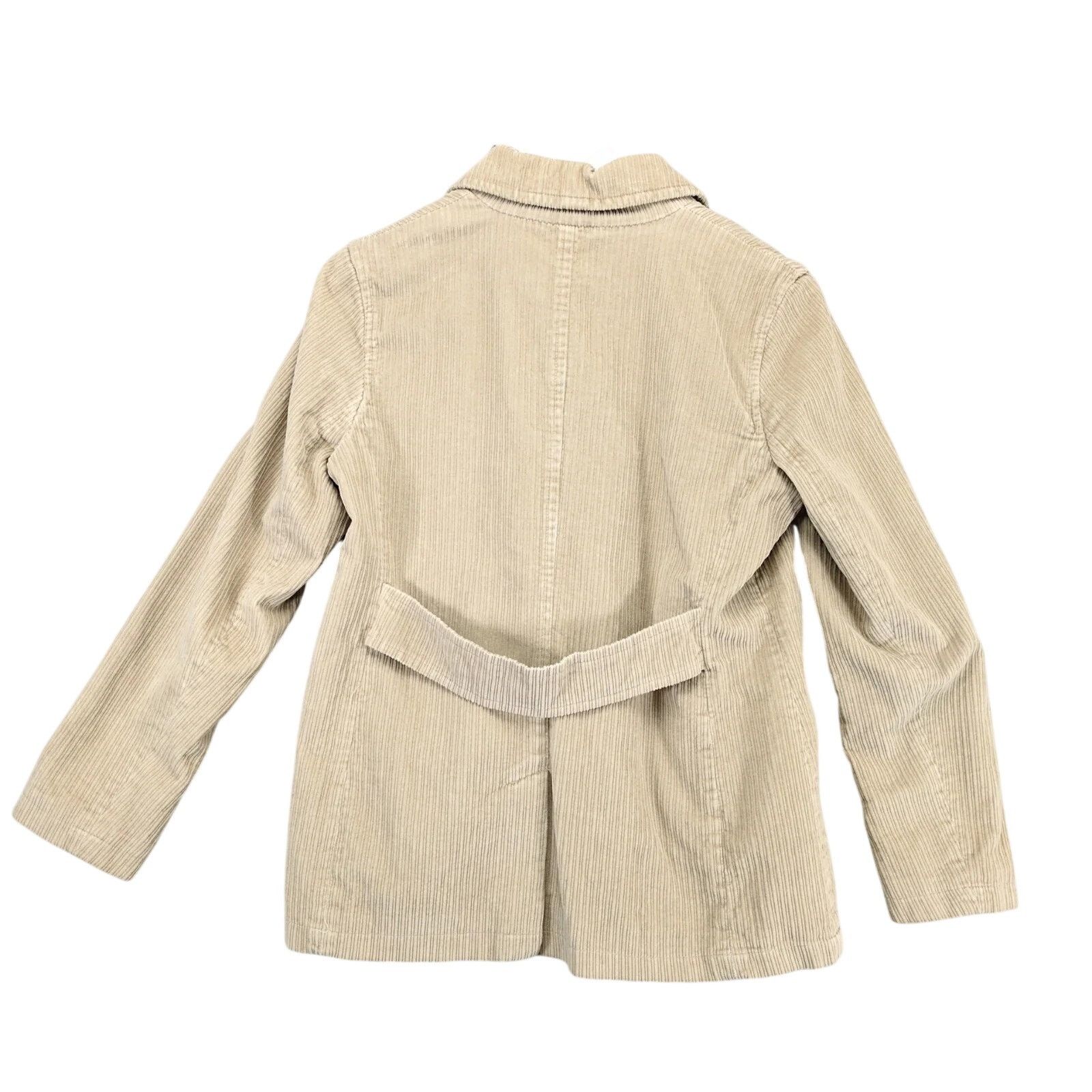 Izod IZOD Beige Corduroy Double Breasted Pea Coat Women's L Size L / US 10 / IT 46 - 3 Thumbnail