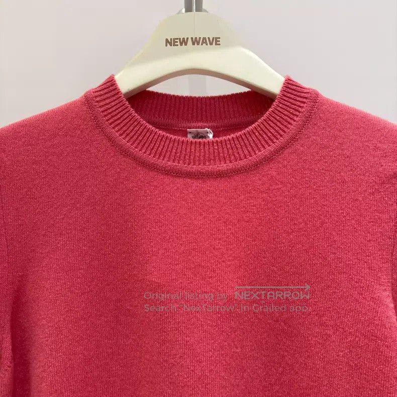 Hermes Hermes Women's Round Neck Knit Short Sleeve Sweater Size XS / US 0-2 / IT 36-38 - 3 Thumbnail