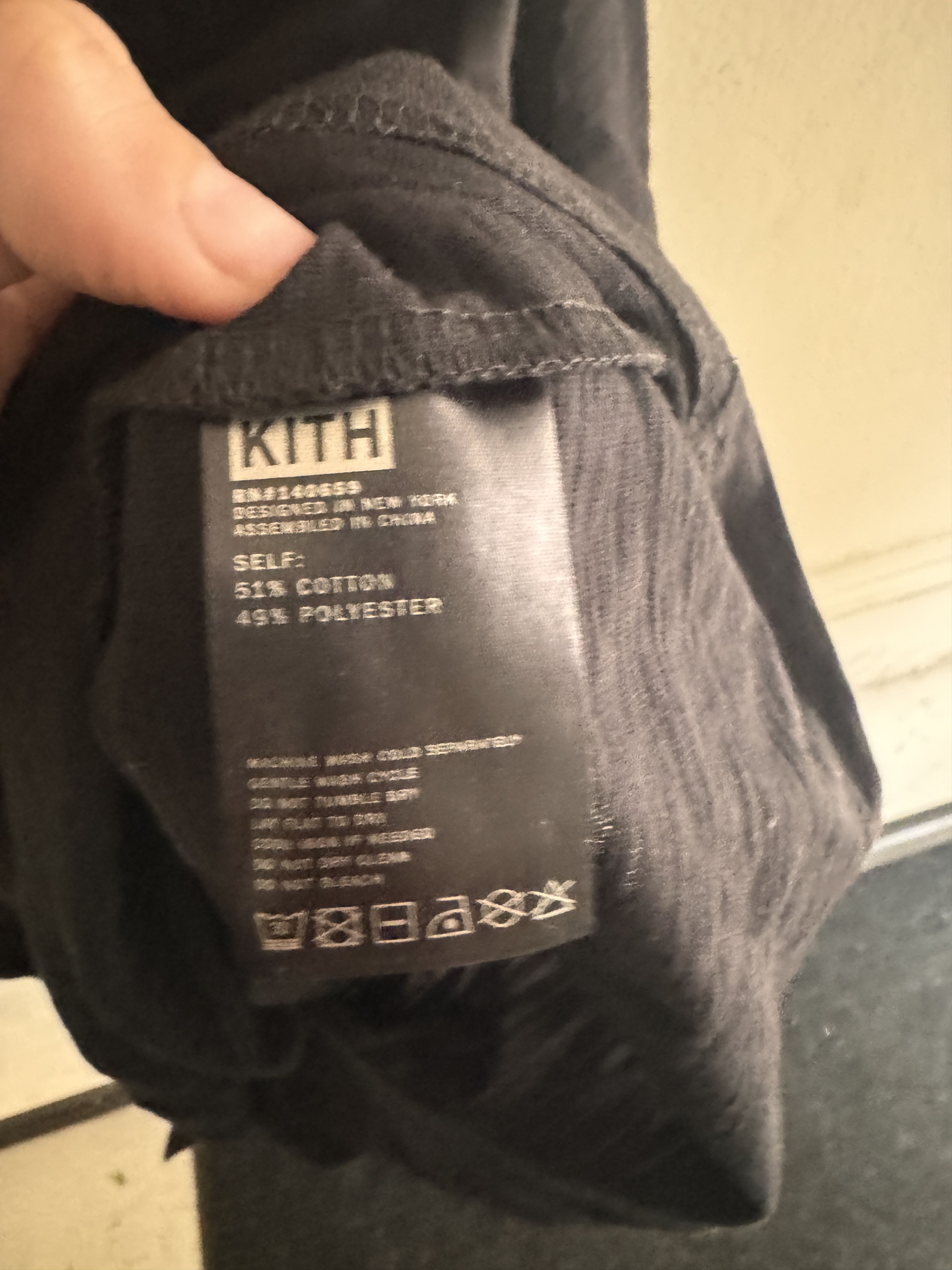 Kith KITH LONGSLEEVE BLACK MENS TEE Size US M / EU 48-50 / 2 - 2 Thumbnail