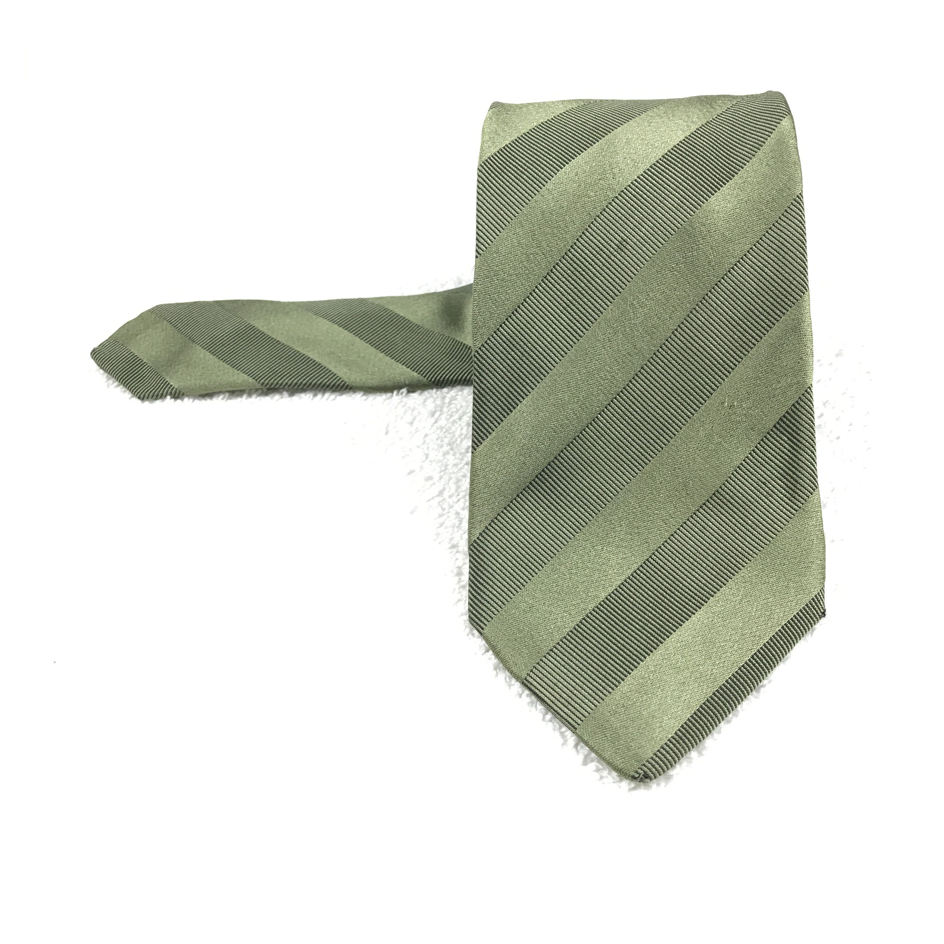 Designer × Lanvin × Vintage Vintage Lanvin 80% Silk 20% Cotton Necktie Size ONE SIZE - 1 Thumbnail