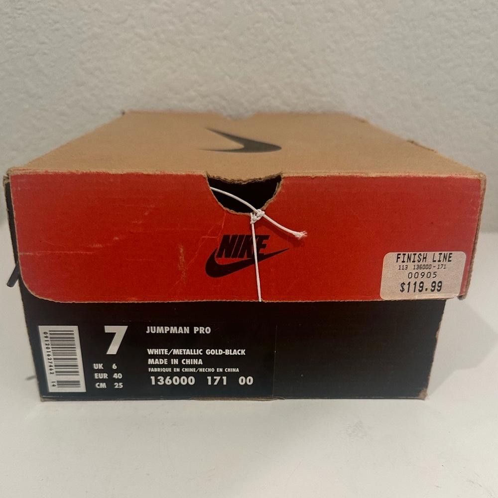 Nike Nike Jordan Jumpman Pro OG Taxi Sneaker White/Black Size 7 Size US 7 / EU 40 - 10 Thumbnail