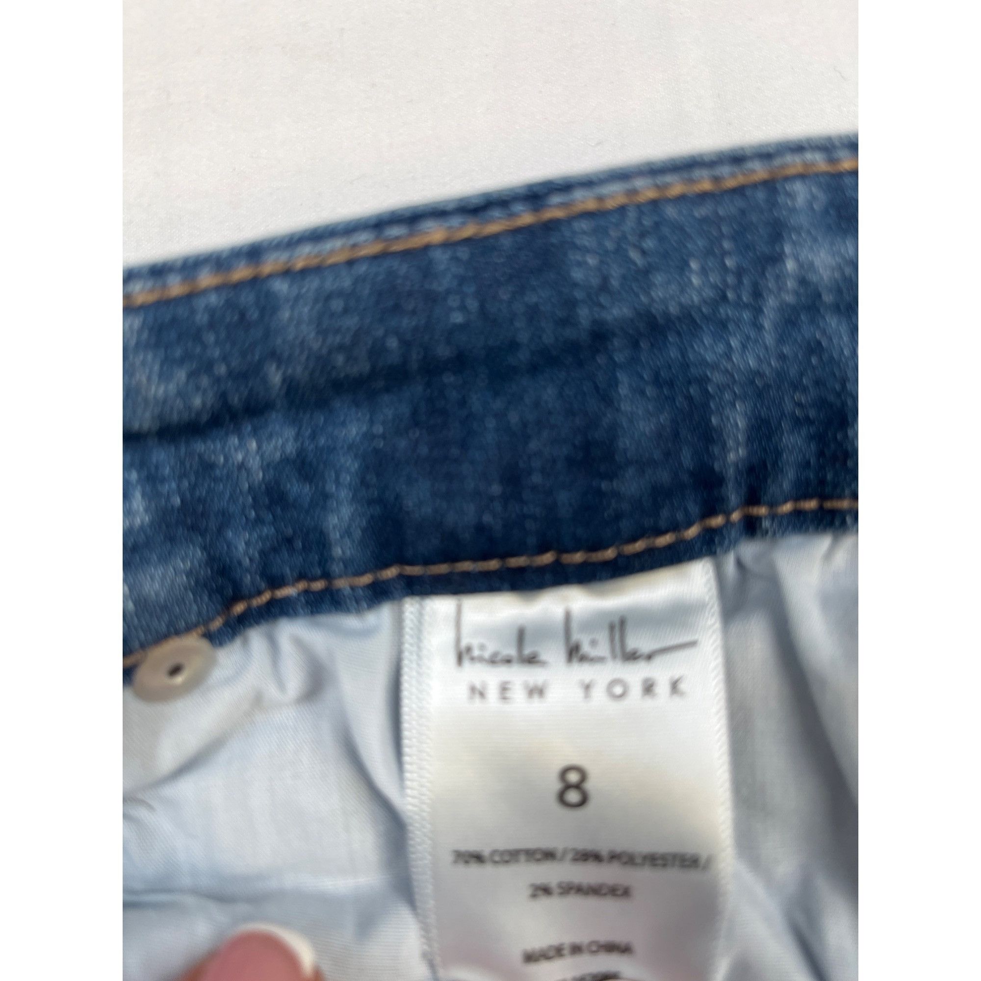 Nicole Miller Nicole Miller Women' Blue Jeans High Rise Boot Size 8 (30x26 Size 30" / US 8 / IT 44 - 4 Thumbnail