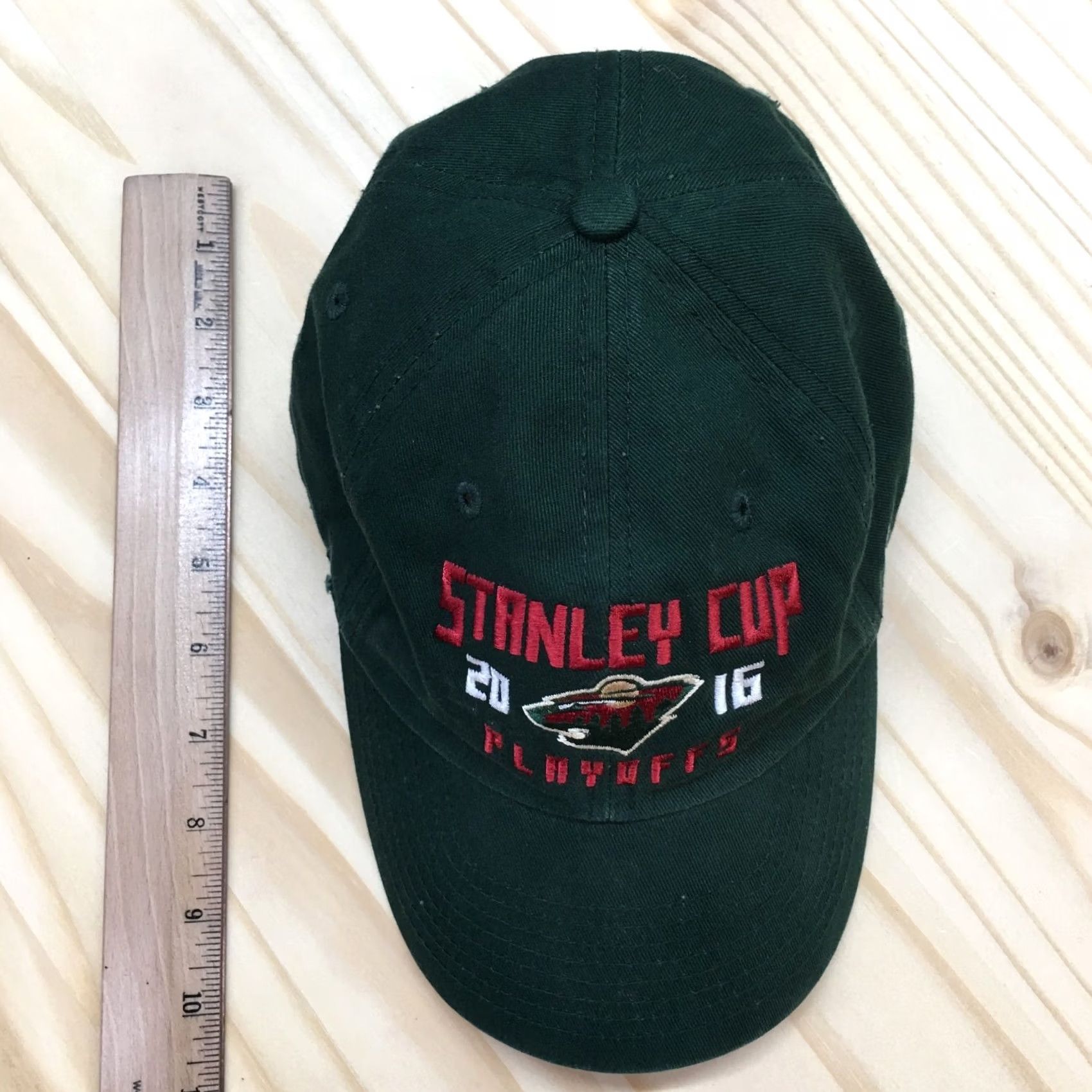 47 47 Stanley Cup Playoffs 2016 Baseball Cap Hat Men Green OS Adjustable Curve Brim Size ONE SIZE - 3 Thumbnail