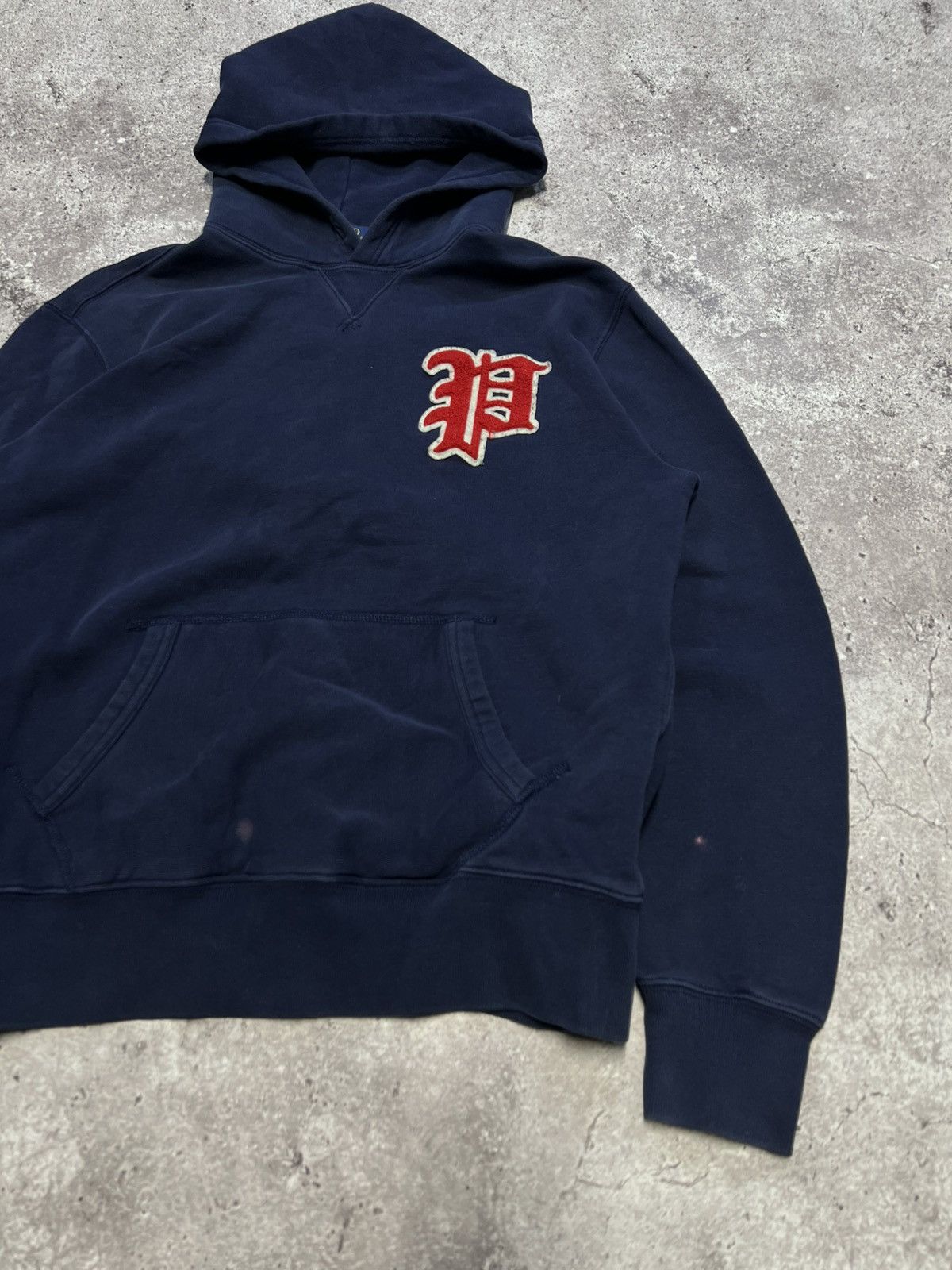 Polo Ralph Lauren Vintage Polo Ralph Lauren Hoodie P Logo Y2K Size US M / EU 48-50 / 2 - 5 Thumbnail