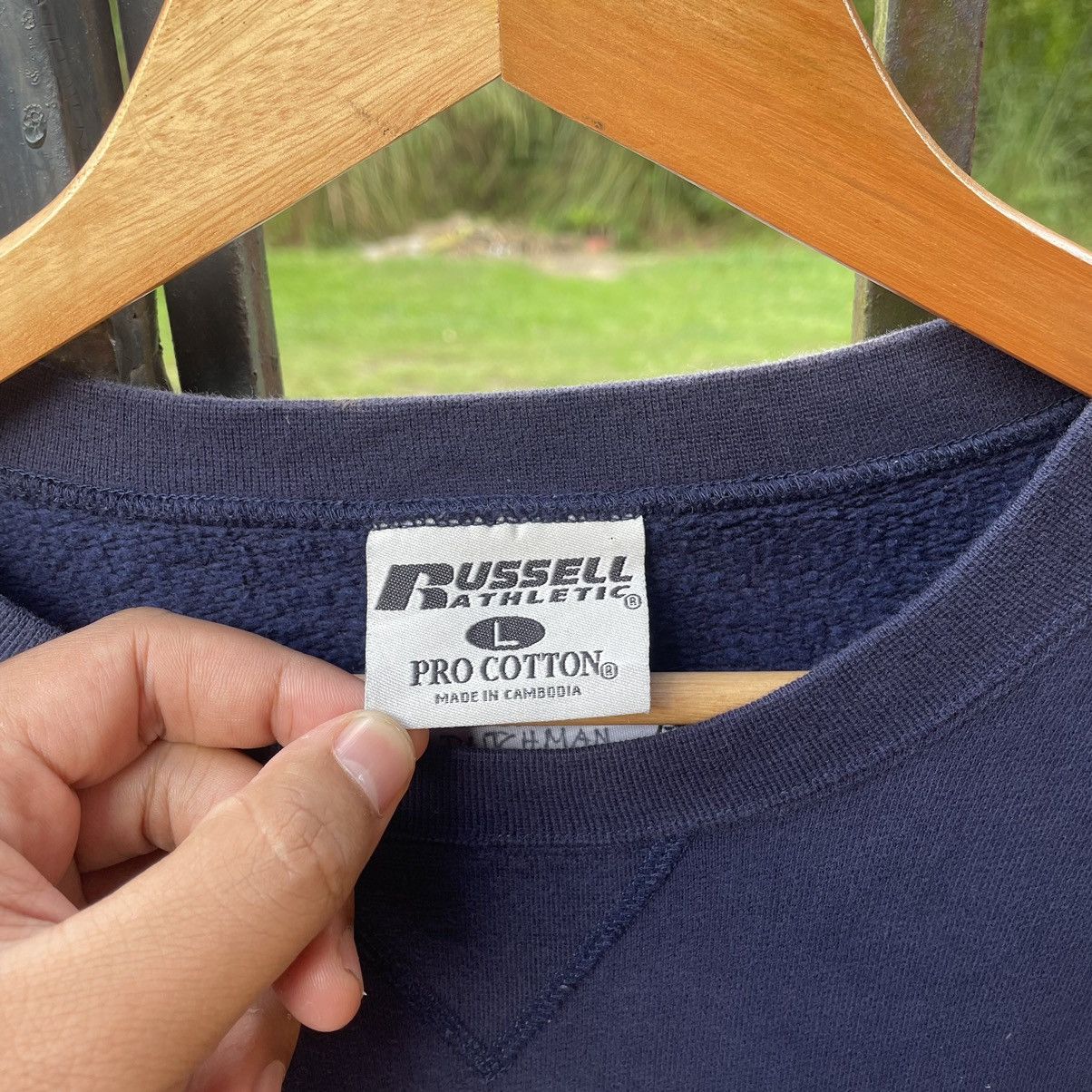 Russell Athletic × Vintage 🔥Vintage Russell Athletic Norsk Logo Spellout Sweatshirts Size US M / EU 48-50 / 2 - 7 Thumbnail