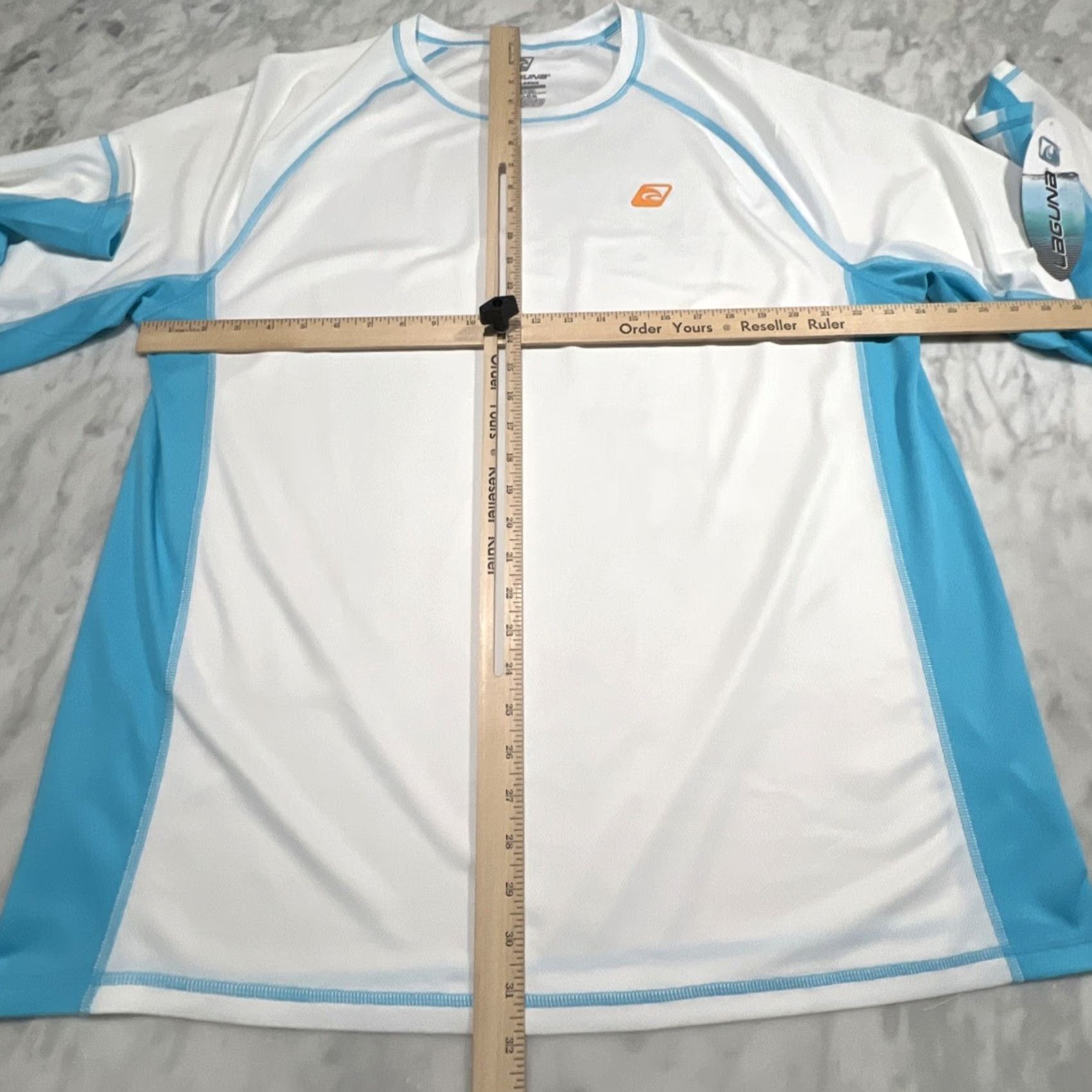 Vintage Laguna Sun Protection Shirt Men’s 2XL Long Sleeve Quick Dry NWT Beach White Polyester Pullover Casual Activewear Mens Size US XXL / EU 58 / 5 - 7 Thumbnail