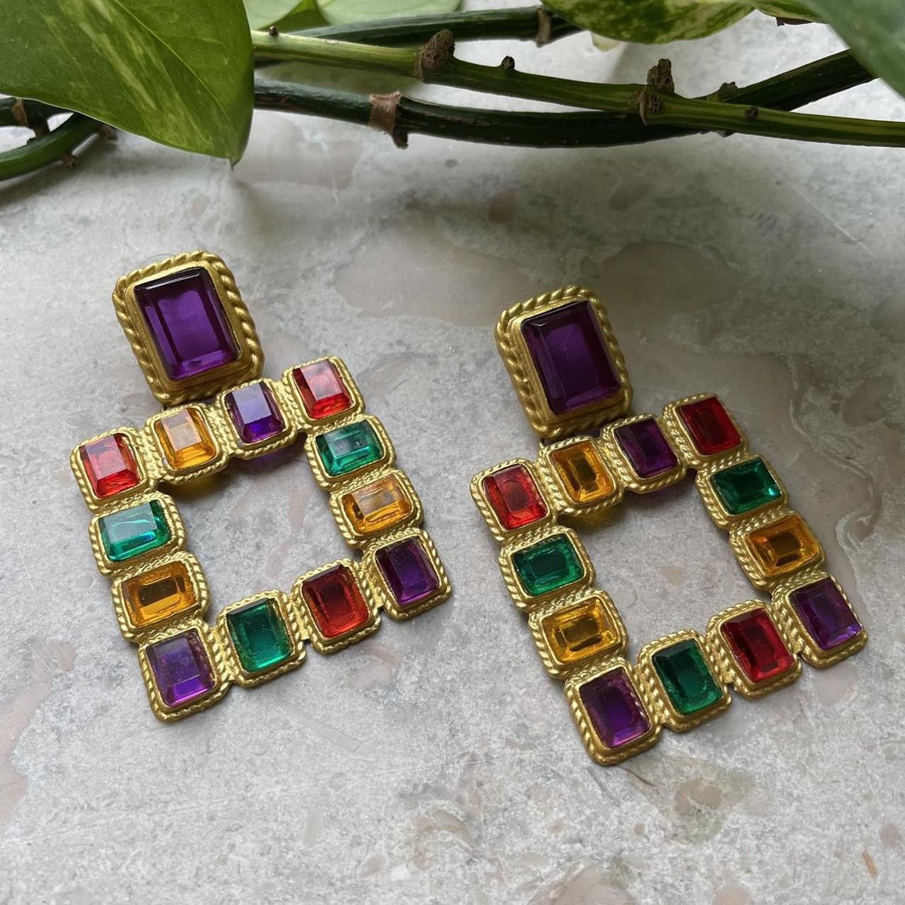 Vintage Vintage Deco Earrings Size ONE SIZE - 1 Thumbnail