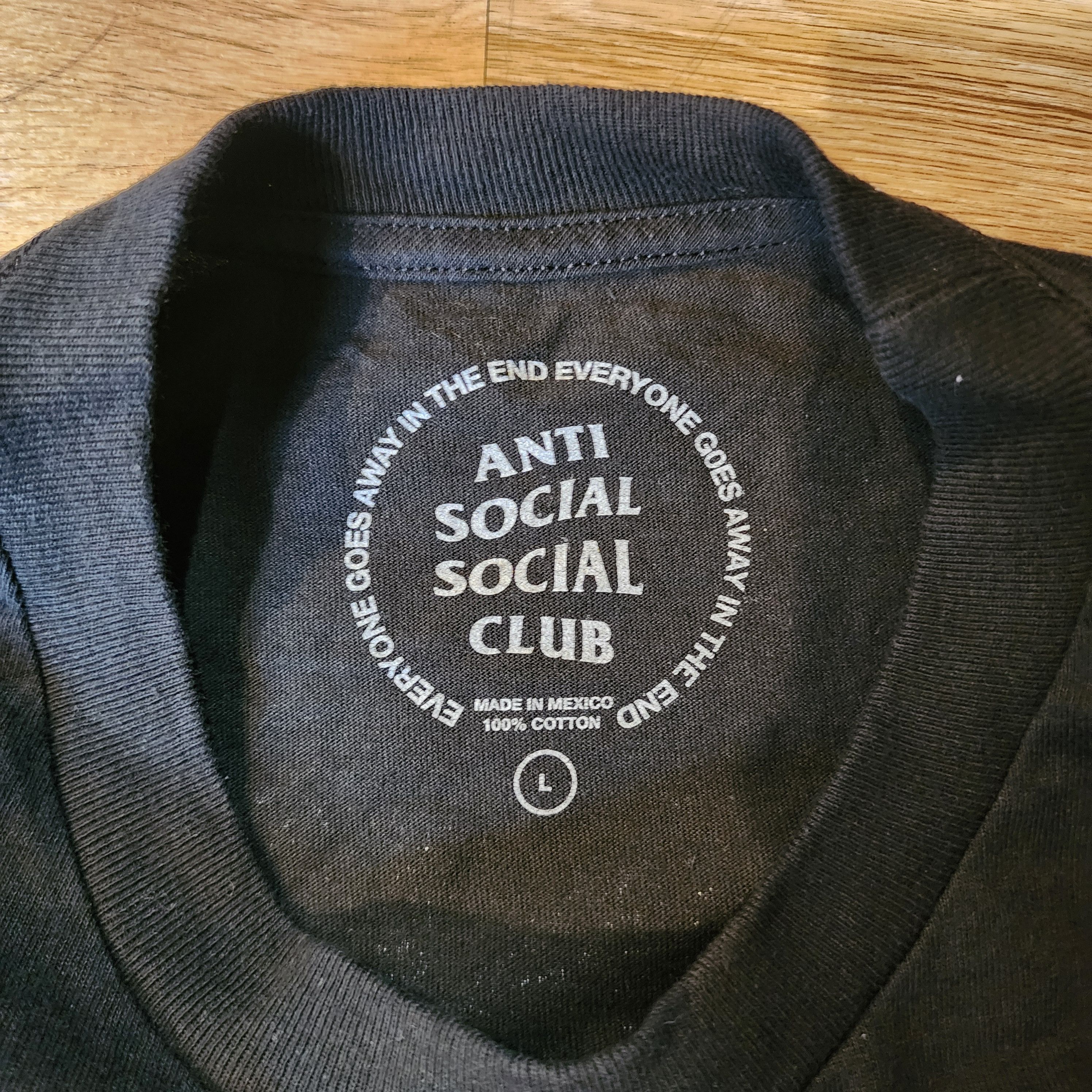 Anti Social Social Club Assc shipping label tee Size US L / EU 52-54 / 3 - 8 Thumbnail