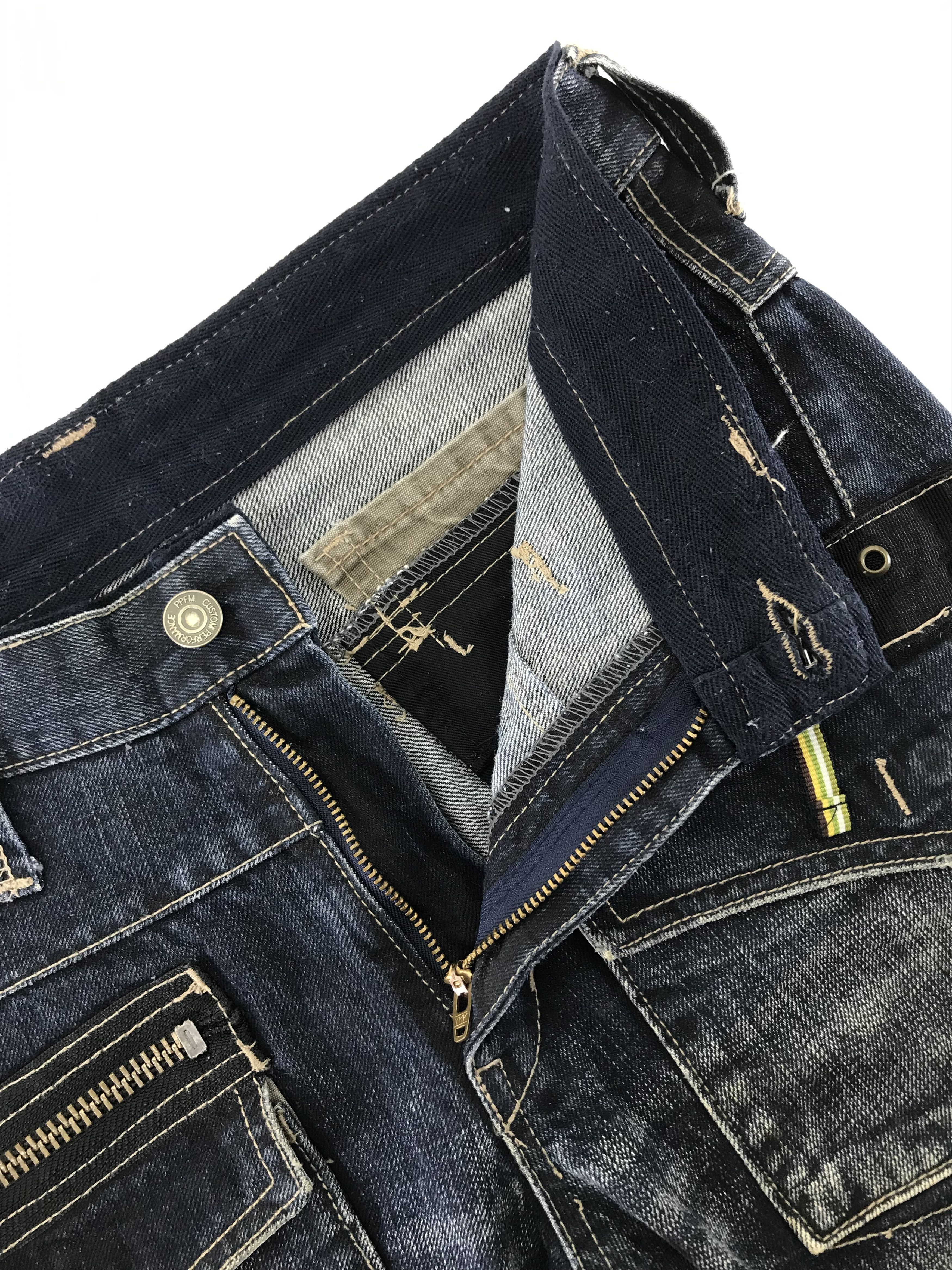 PPFM PPFM Tactical Pocket Zipper Design Jeans Size US 30 / EU 46 - 13 Thumbnail