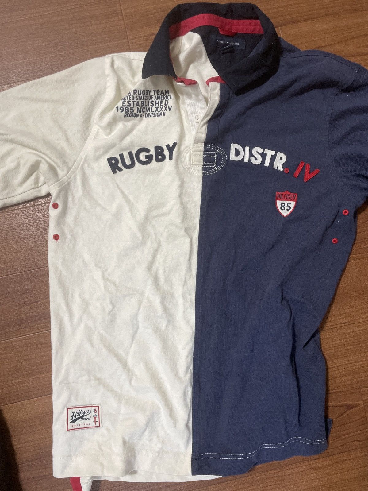 Tommy Hilfiger 2 toned Tommy Hilfiger polo Size US M / EU 48-50 / 2 - 1 Thumbnail