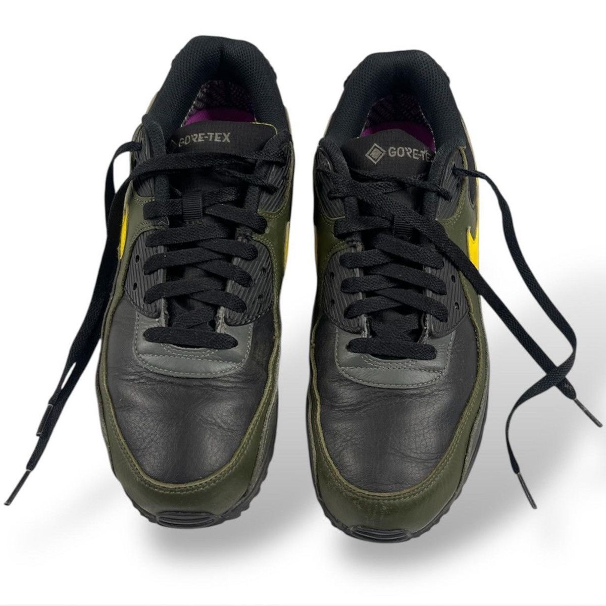 Nike Nike air max 90 goretex black cargo khaki tour yellow mens 9 Size US 9 / EU 42 - 2 Thumbnail
