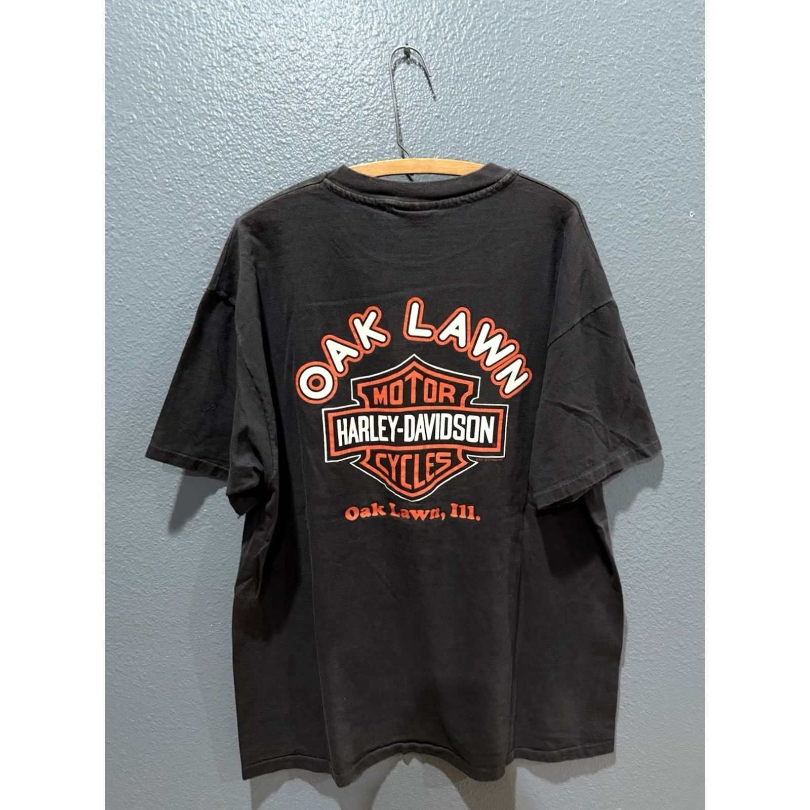 Harley Davidson VINTAGE Harley Davidson Scott Parker Racing Shirt XL Black 90s Mens Size US XL / EU 56 / 4 - 5 Thumbnail