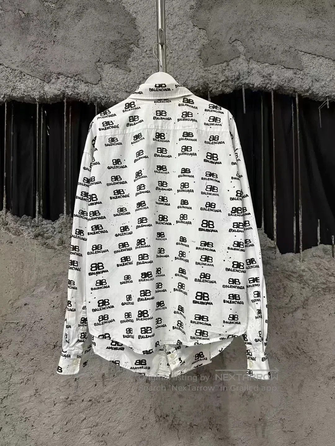Balenciaga Balenciaga Printed White Shirt. Size US XS / EU 42 / 0 - 2 Thumbnail