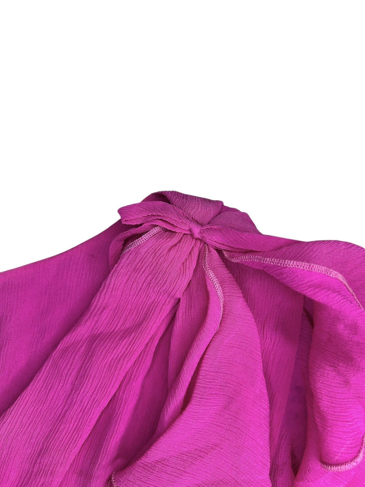 Versace S/S 03 Ruffled Silk Dress Size XS / US 0-2 / IT 36-38 - 9 Thumbnail