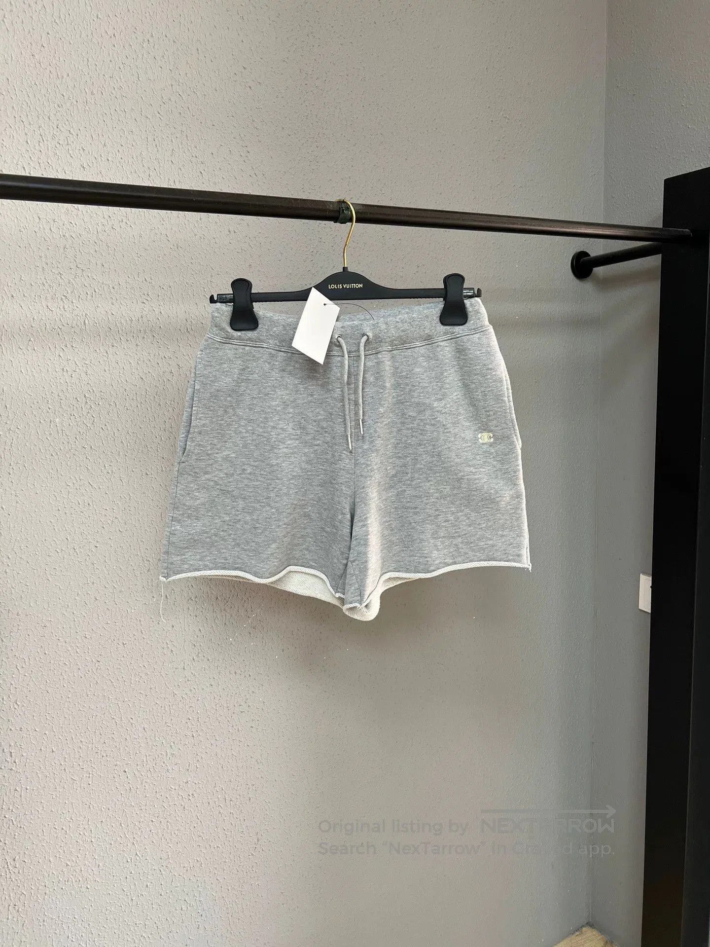 Celine Celine Cashmere Triomphe Shorts. Size 35" - 1 Thumbnail