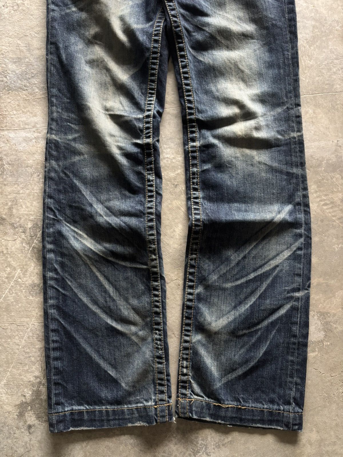 If Six Was Nine LOLITA distressed japanese washed whiskered punk grunge Size US 31 - 11 Thumbnail