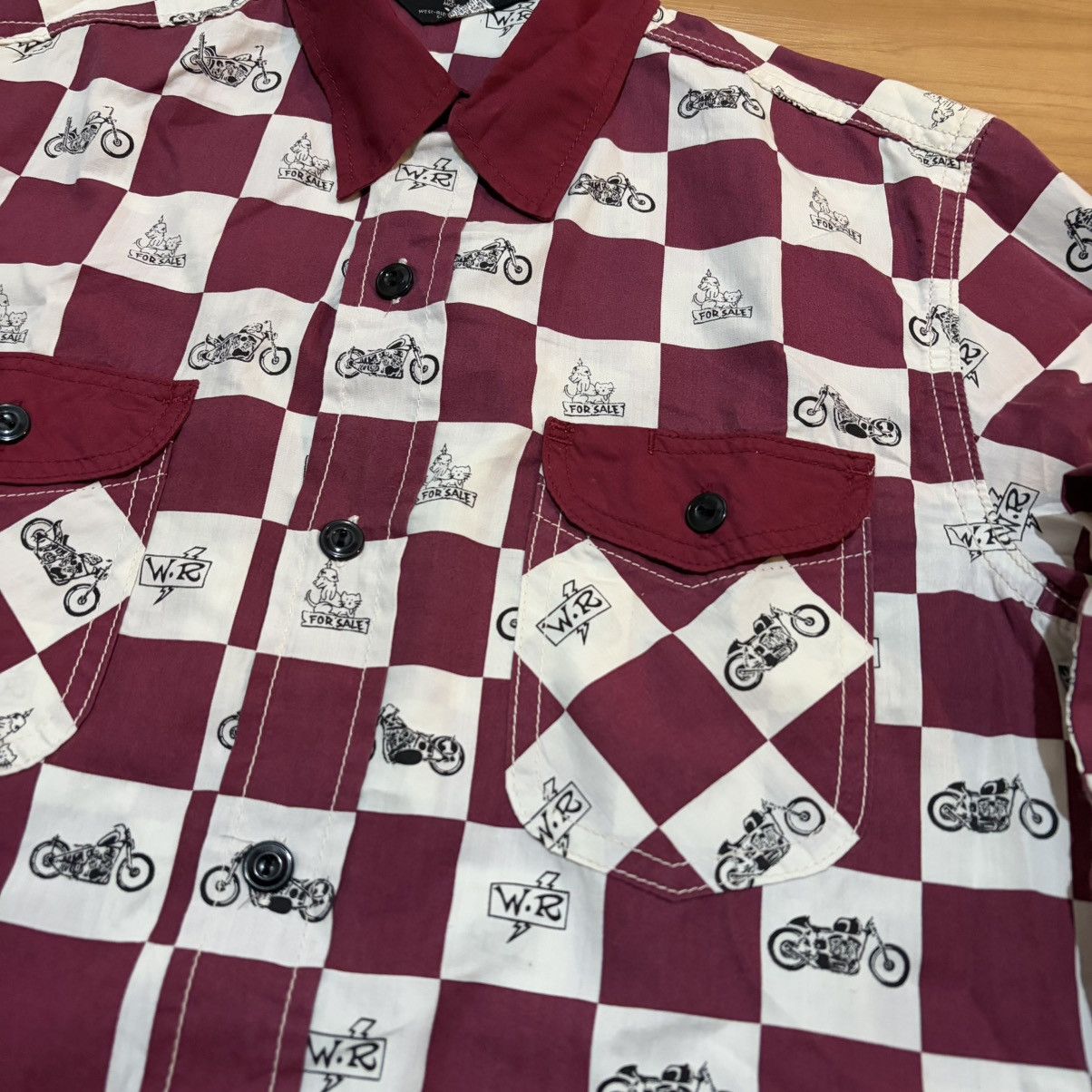 WEST RIDE West ride motorcycle Checkered Work Shirt Size US S / EU 44-46 / 1 - 2 Thumbnail