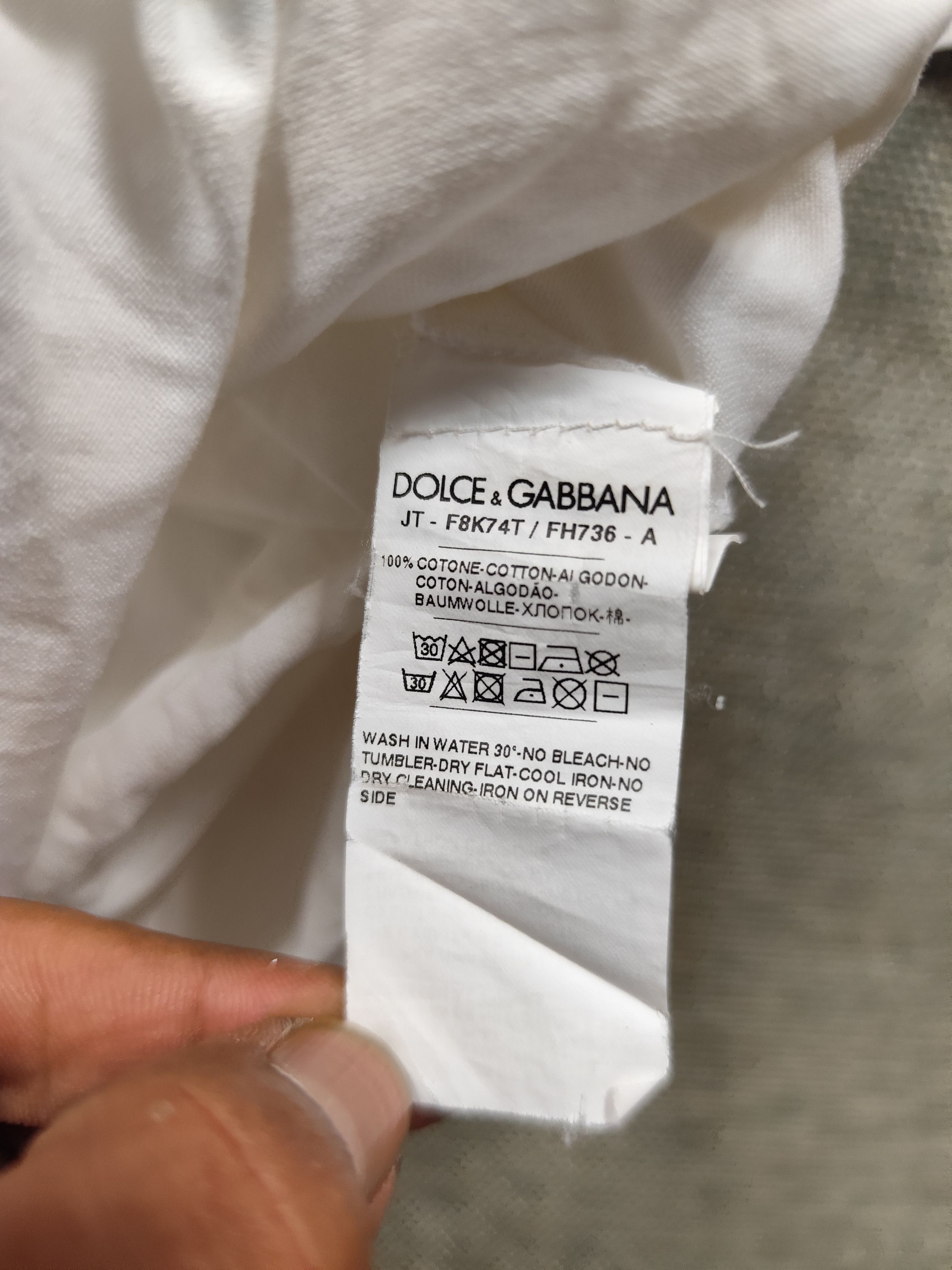 Dolce & Gabbana Dolce & Gabbana Model ❤️❤️❤️ Tee Size US M / EU 48-50 / 2 - 6 Thumbnail