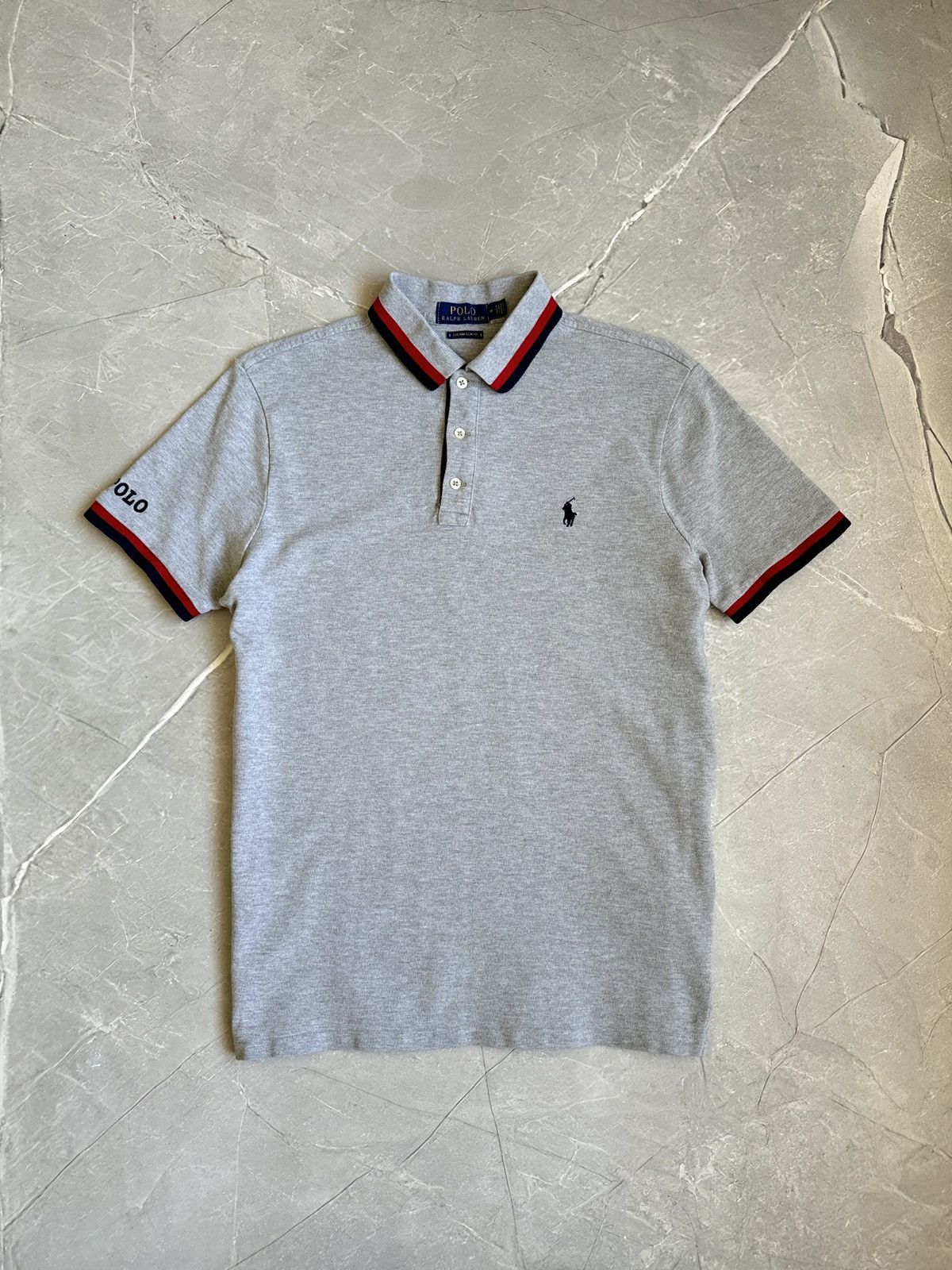 Polo Ralph Lauren Polo Ralph Lauren Grey Shirt Polo Embroidered Size US M / EU 48-50 / 2 - 1 Thumbnail