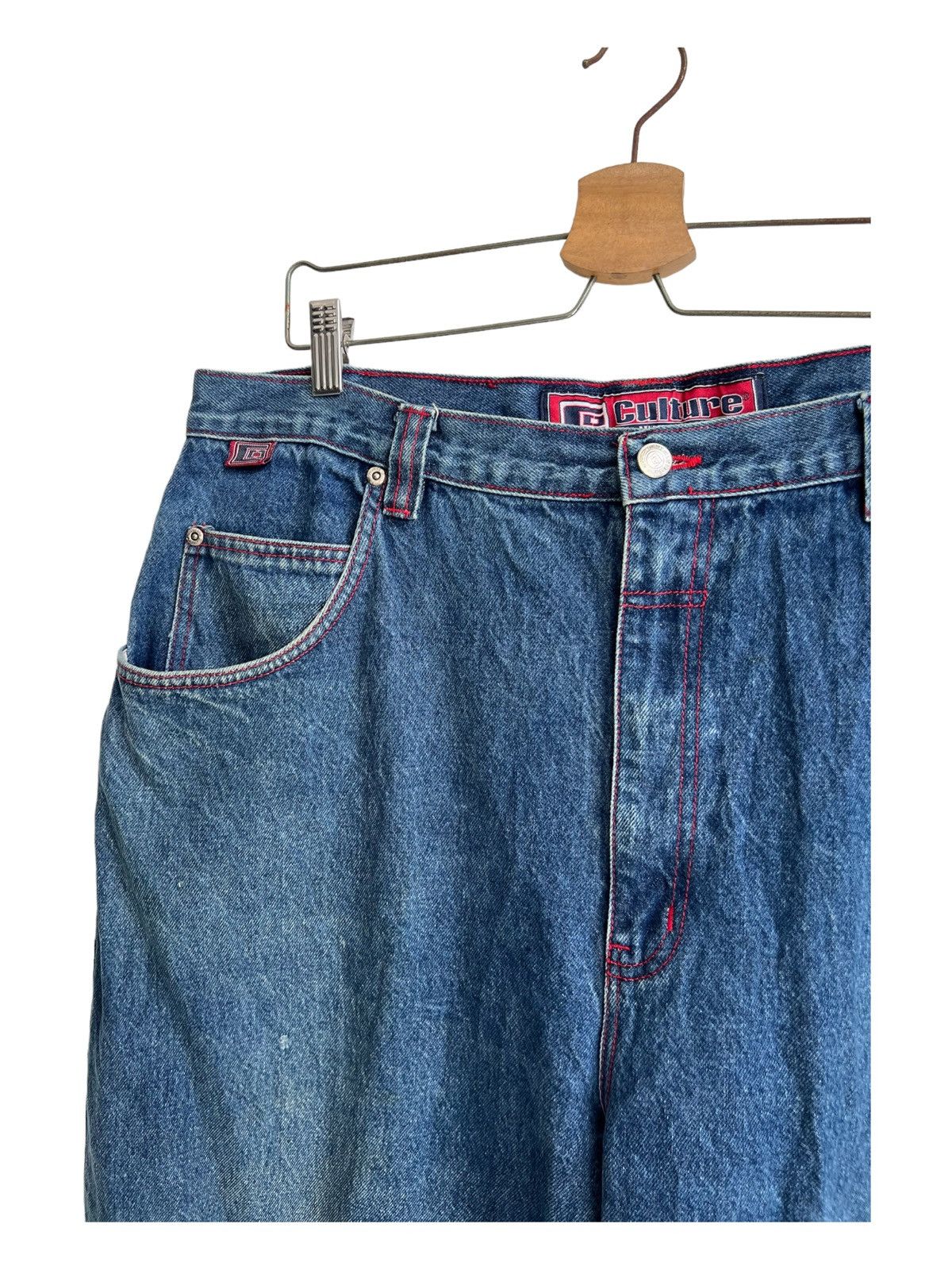 Fubu × JNCO Y2K JNCO Style Culture Big Pockets Baggy HipHop Jeans Denim Size US 38 / EU 54 - 7 Thumbnail