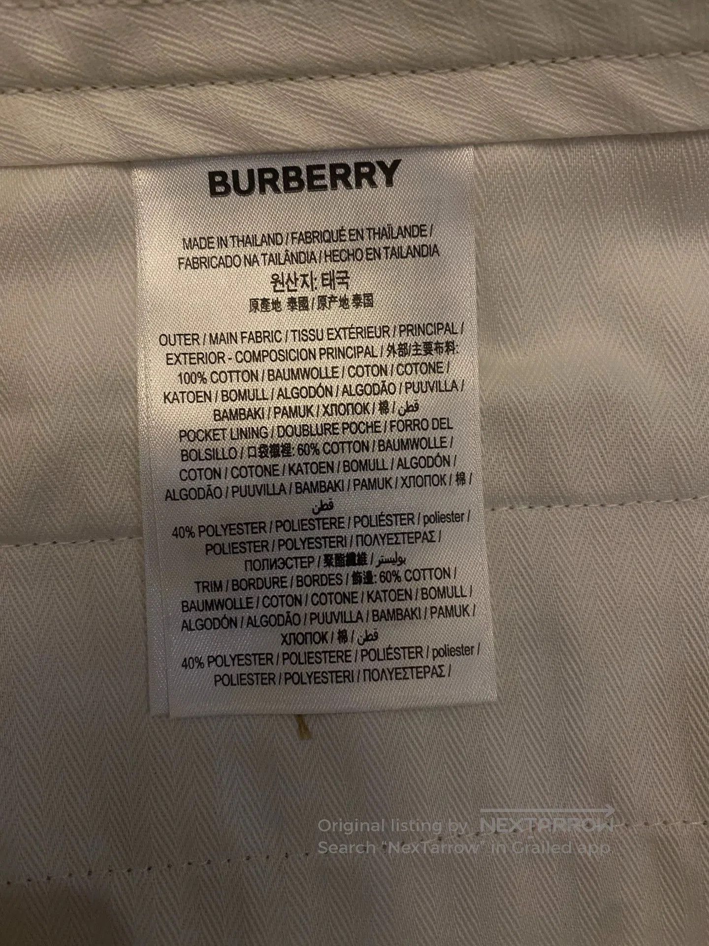 Burberry Beige Casual Pants Size 34. Size US 34 / EU 50 - 7 Thumbnail