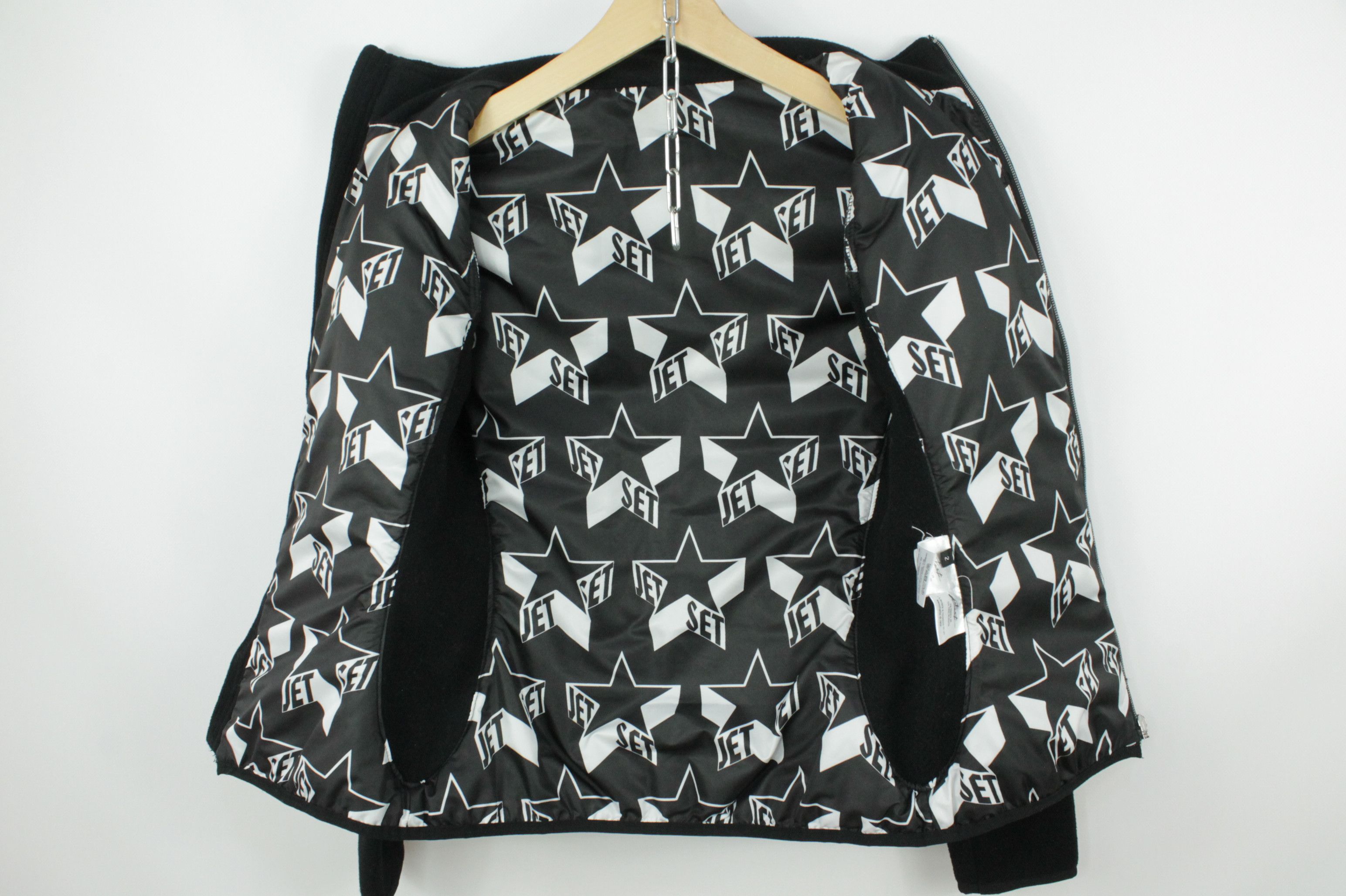 JET SET JET SET Hybrid Poppy Padded Black Fleece Jacket Women's Size M / US 6-8 / IT 42-44 - 8 Thumbnail