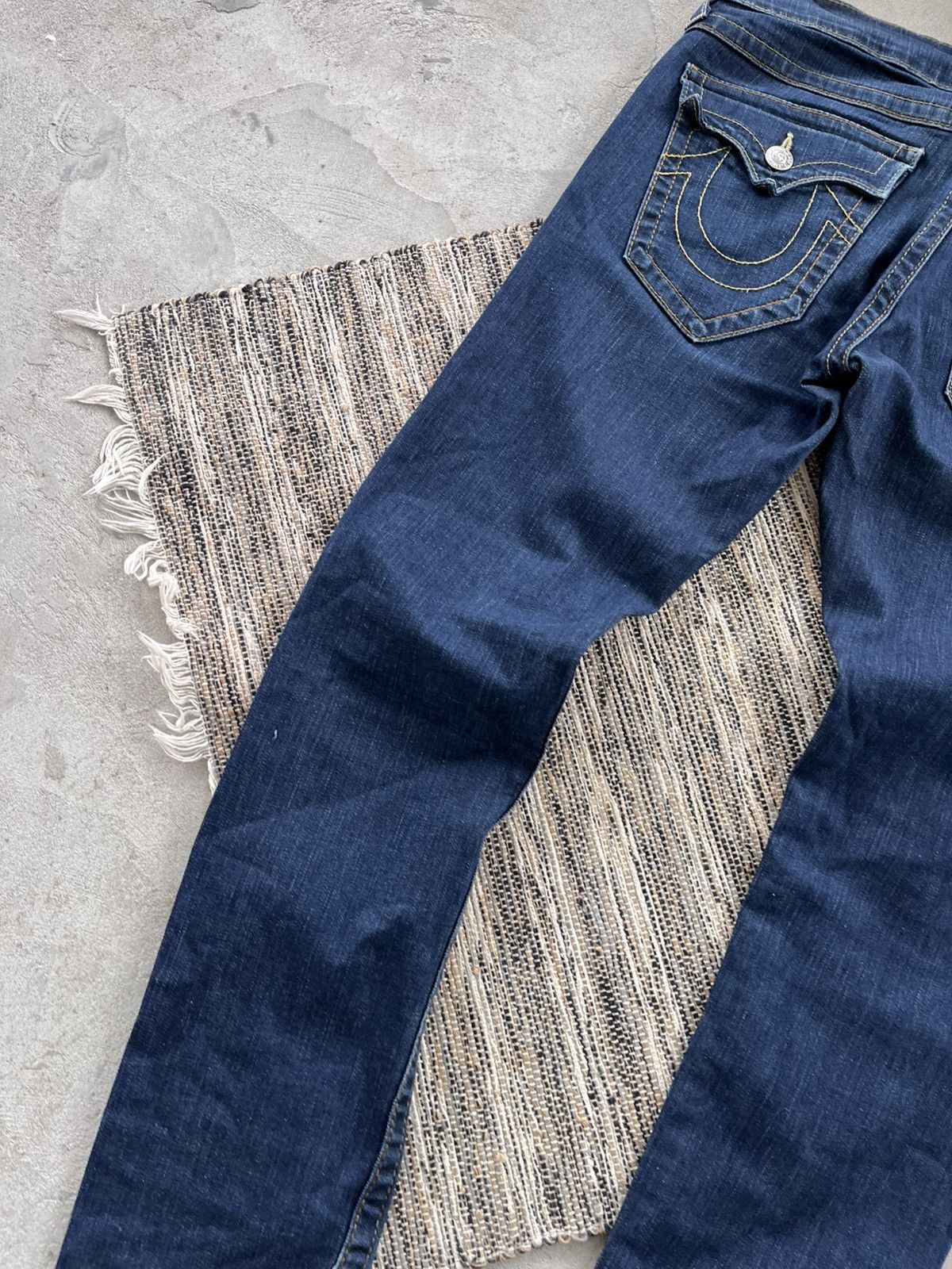 True Religion Vintage True Religion Zach Slim Blue Y2K Denim Jeans Rap sk8 Size US 30 / EU 46 - 15 Thumbnail