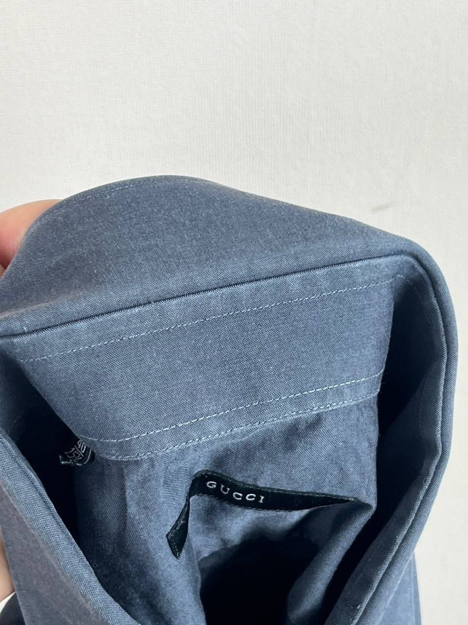 Gucci GUCCI by Tom Ford Men's Dress Shirt 100% Cotton 90’s Size M Size US M / EU 48-50 / 2 - 9 Thumbnail