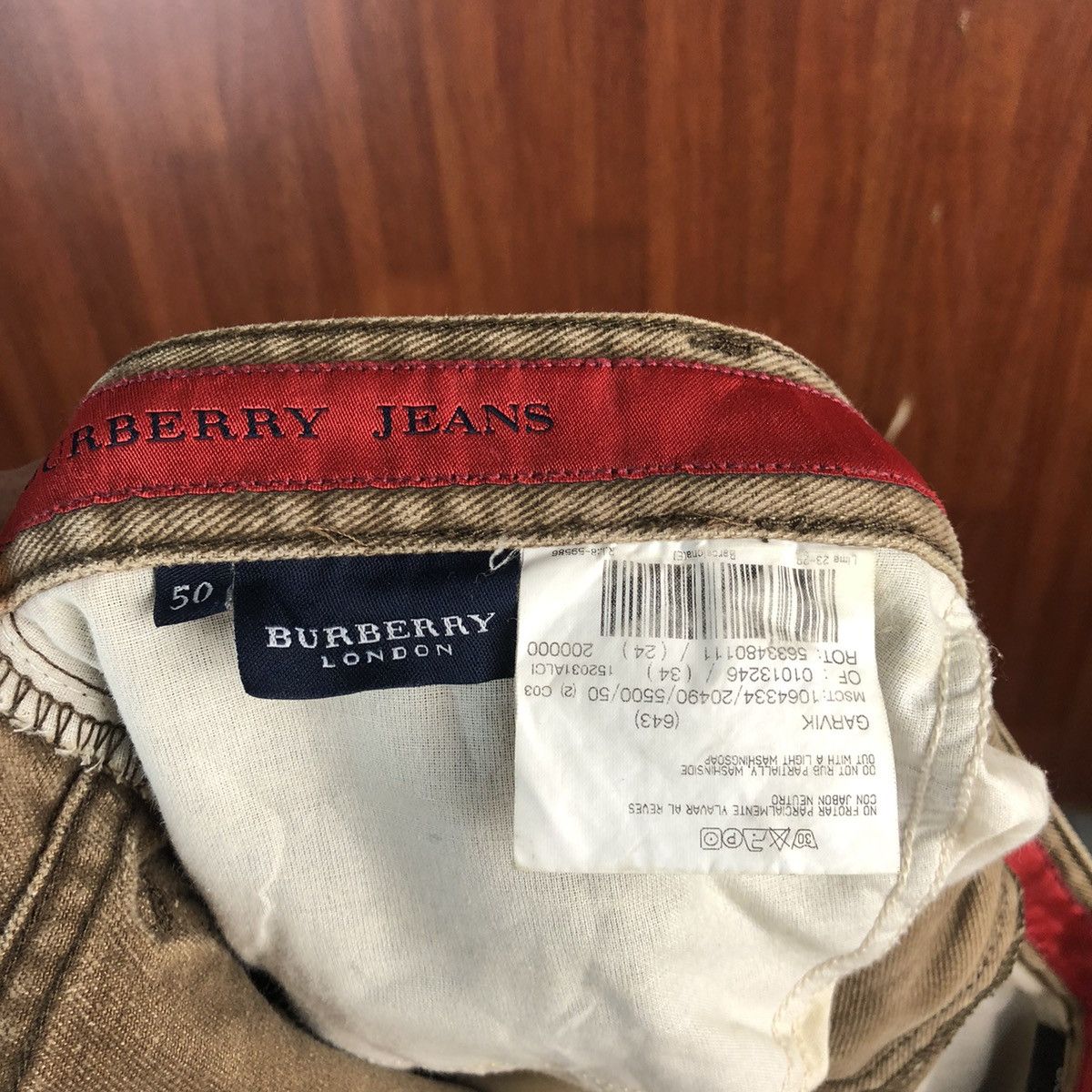 Burberry Burberry Jeans Brown Casual Pants #7533 Size US 34 / EU 50 - 16 Thumbnail