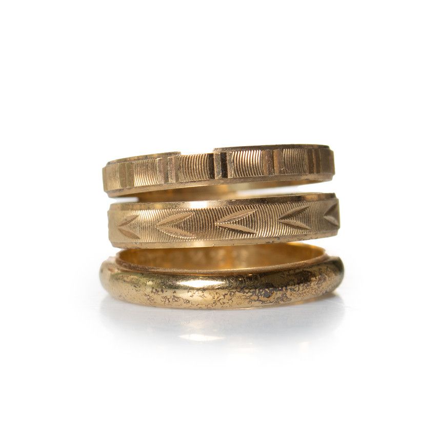 Maison Margiela Maison Margiela, gold toned ring Size ONE SIZE - 1 Thumbnail