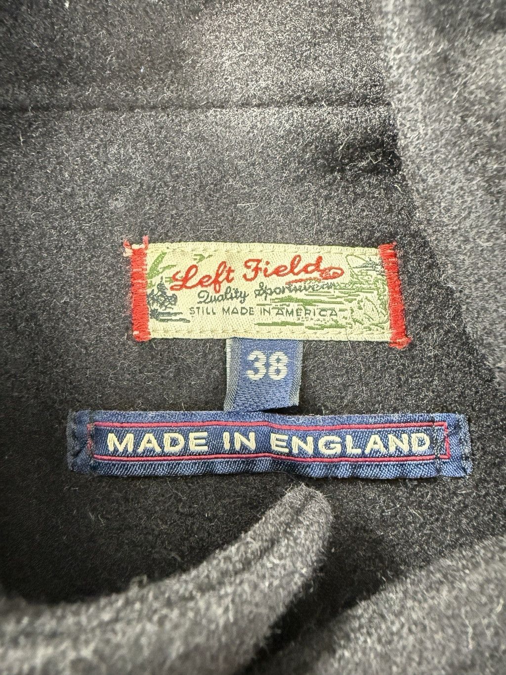 Left Field Nyc Left Field NYC Men's Size 38 Black Wool Duffle Coat Size US M / EU 48-50 / 2 - 2 Thumbnail