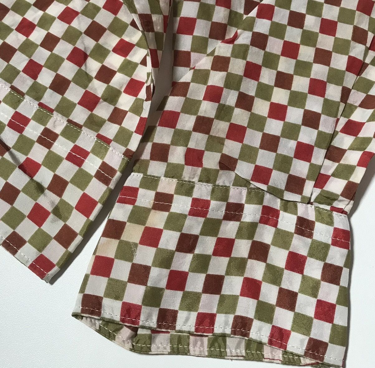 Comme des Garcons Cdg homme plus AD2001 flowy checkered button up Size US M / EU 48-50 / 2 - 6 Thumbnail