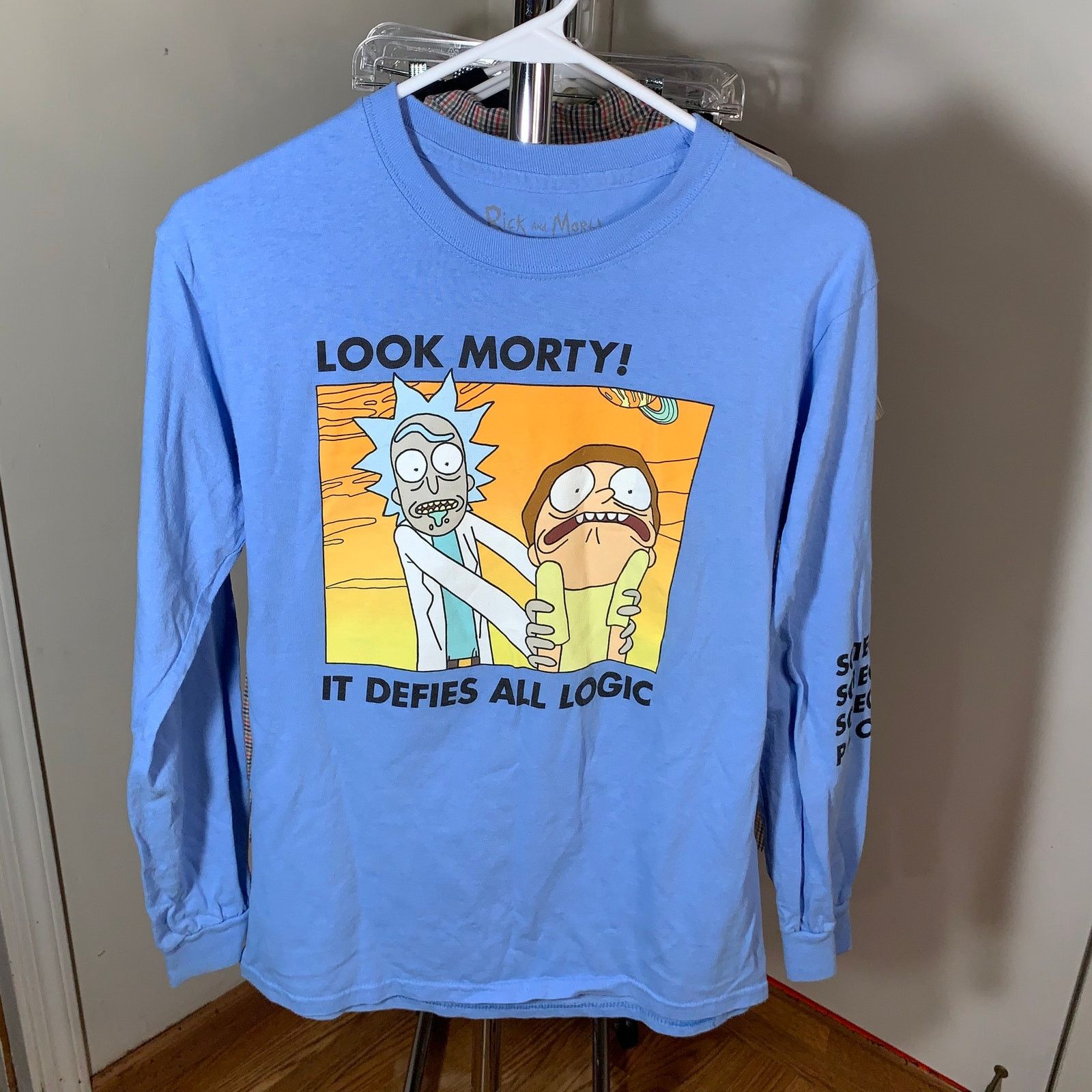 Other Rick and Morty Men's Long Sleeve T-Shrits Size S Size US S / EU 44-46 / 1 - 5 Thumbnail