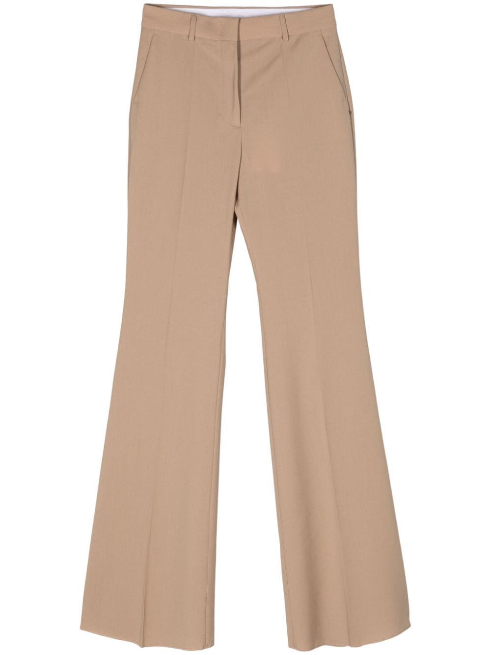 Sportmax WOOL FLARED TROUSERS Size 27" / US 4 / IT 40 - 1 Thumbnail