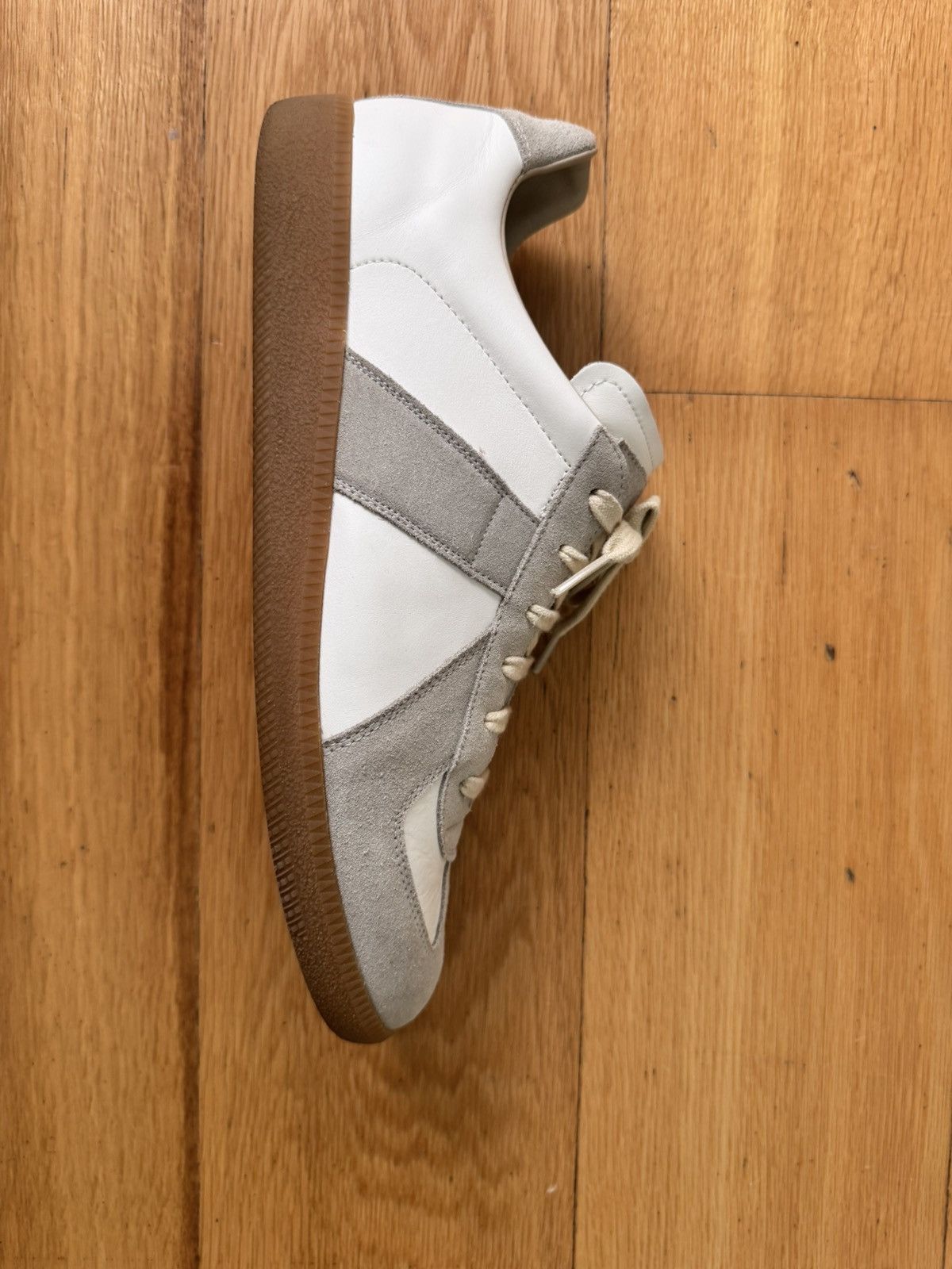 Maison Margiela Maison Margiela Replica GAT Sneakers Gray White 11 44 Low Size US 11 / EU 44 - 6 Thumbnail