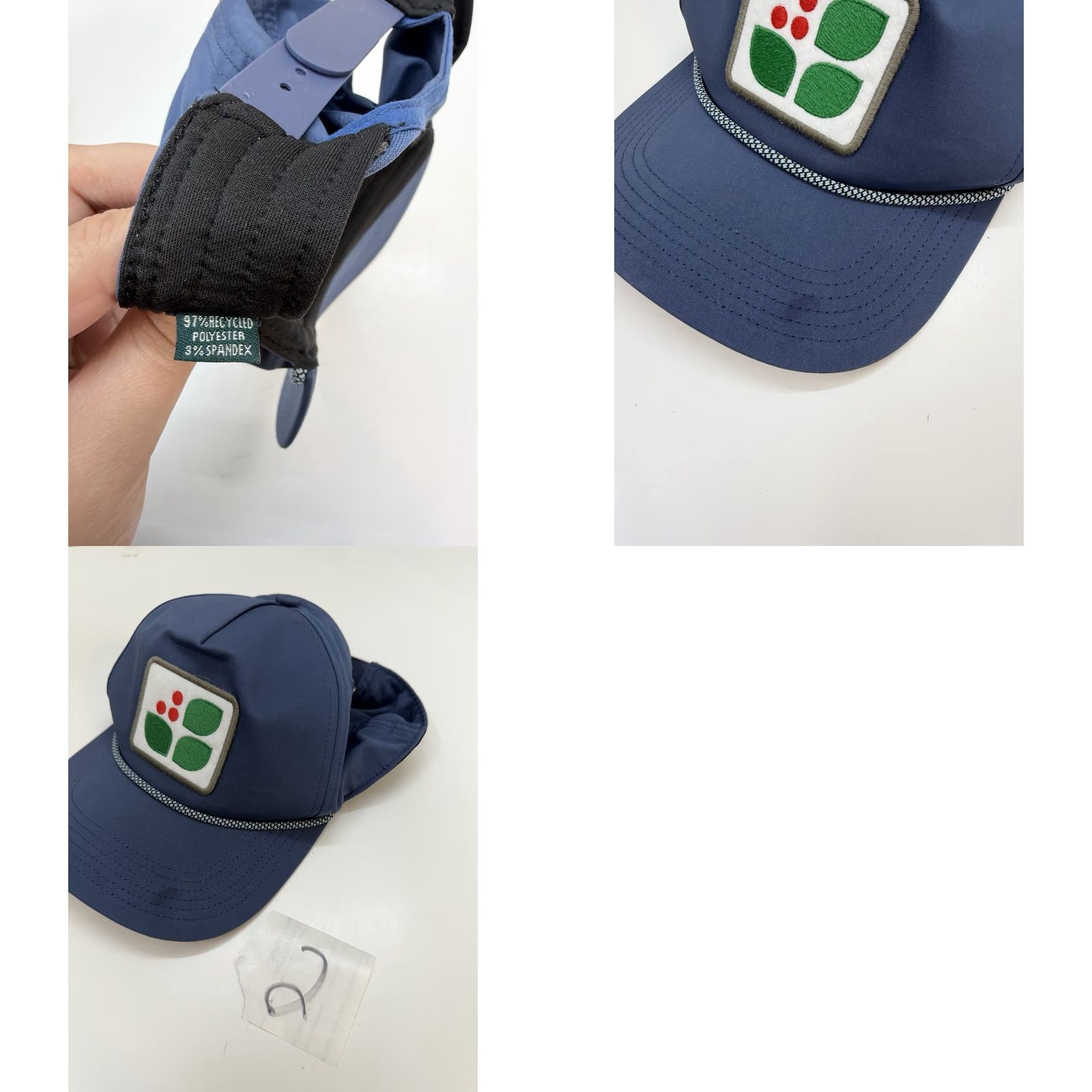 Our Legacy VINTAGE Legacy Snapback Hat Unknown Logo Blue Adjustable Size ONE SIZE - 8 Thumbnail