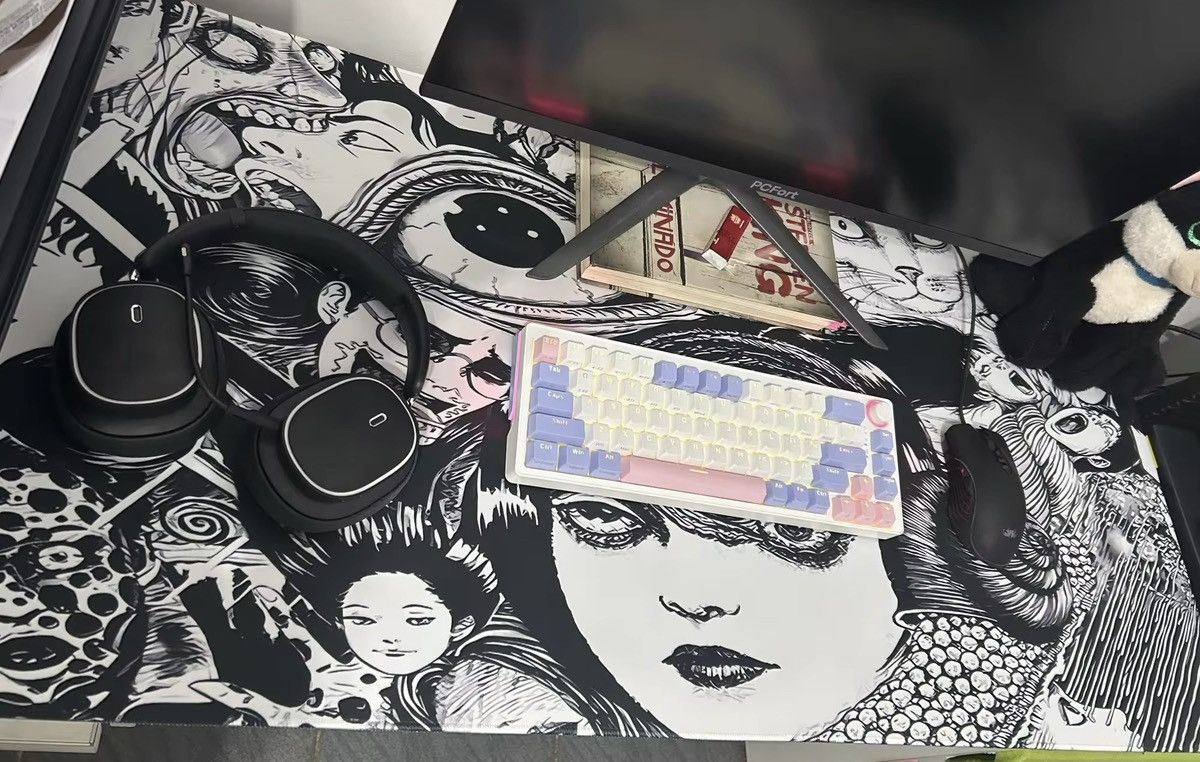 Anime × Japanese Brand × Vintage Anime Junji Ito Anti-slip MousePads Size ONE SIZE - 4 Thumbnail