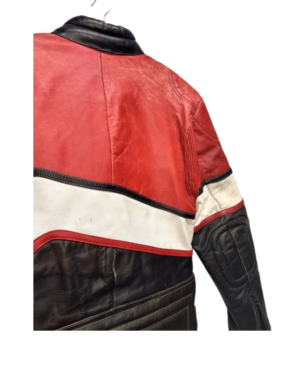 NASCAR Y2K Marlboro racing moto leather jacket vintage Size US S / EU 44-46 / 1 - 20 Thumbnail