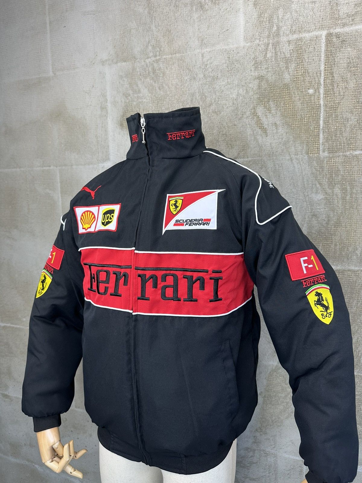 Ferrari Vintage Ferrari Racing Jacket Bomber Hype Marlboro Rare Size US M / EU 48-50 / 2 - 2 Thumbnail