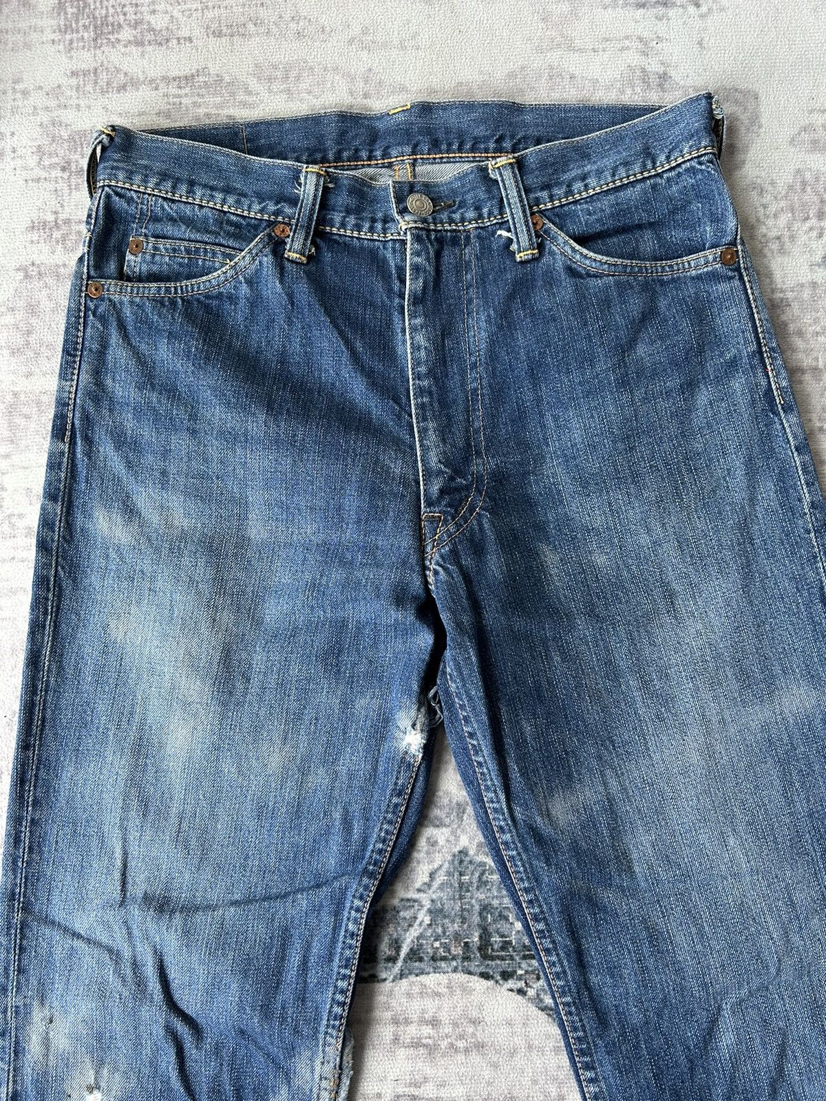 Evisu ‘2000’ Vintage Evisu Distressed Jeans Size US 30 / EU 46 - 3 Thumbnail