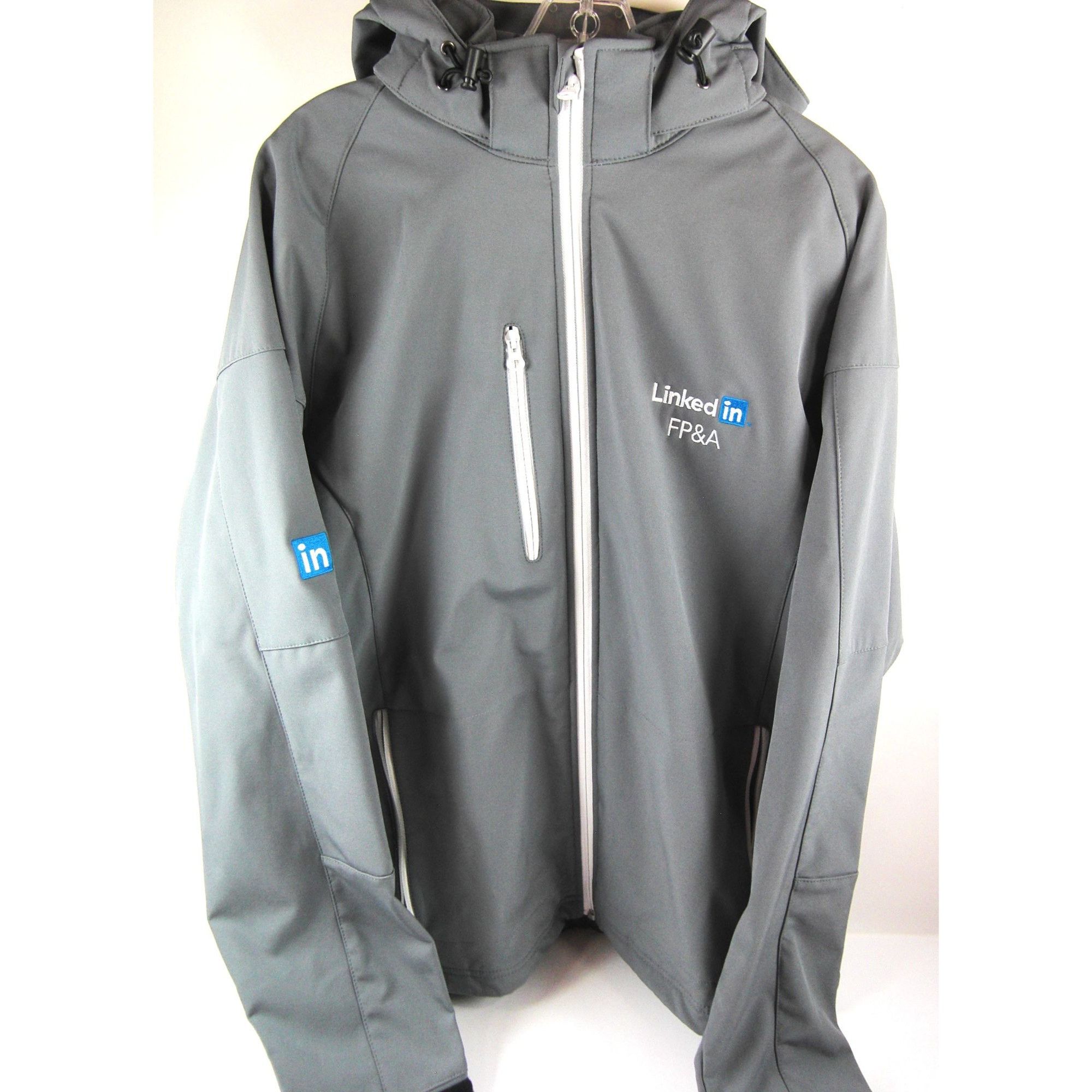Clique Men's Gray Waterproof Lg. Jacket Winter Coat Warm Hooded Rai Size US L / EU 52-54 / 3 - 1 Thumbnail