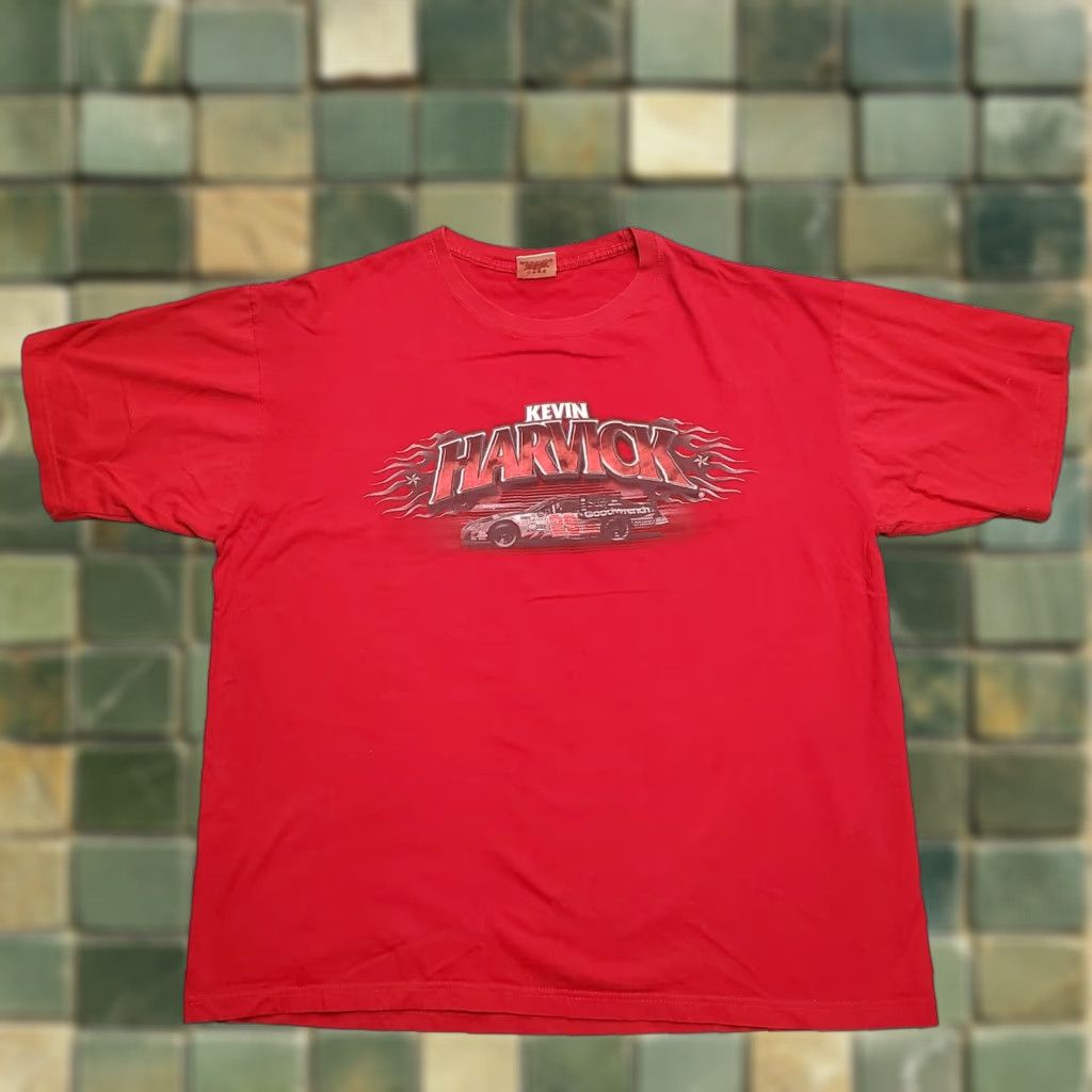 Chase Authentics VINTAGE Kevin Harvick Nascar Shirt Mens XL Red Short Sleeve Goodwrench Car TEE Size US XL / EU 56 / 4 - 1 Thumbnail