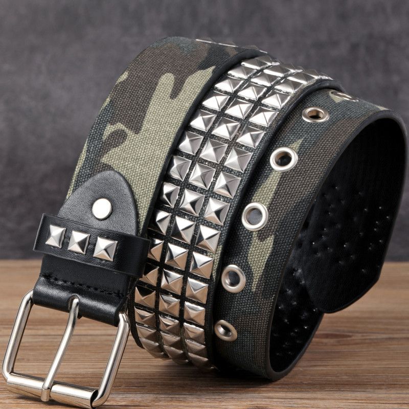 Japanese Brand Camo Studded Belt Size ONE SIZE - 2 Thumbnail