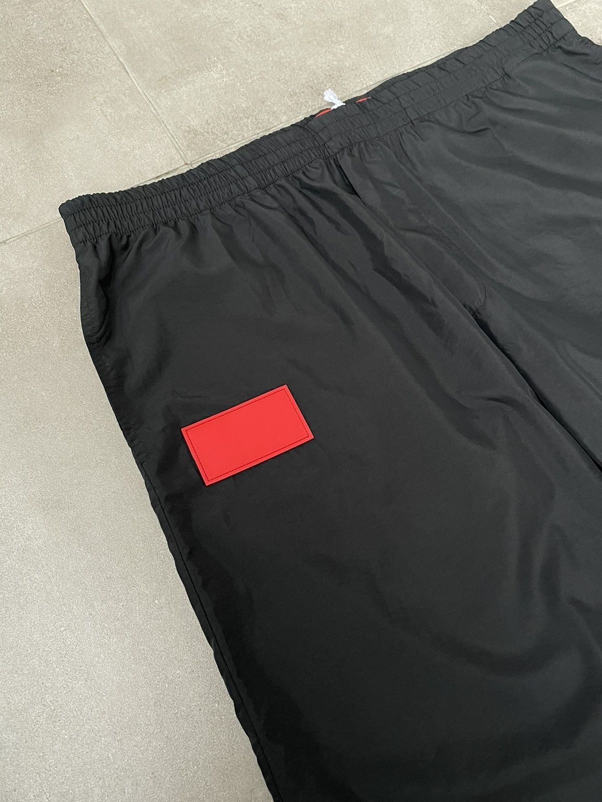 424 !DS! FW22 424 On Fairfax Logo Patched Black Track Pants Size US 36 / EU 52 - 15 Thumbnail