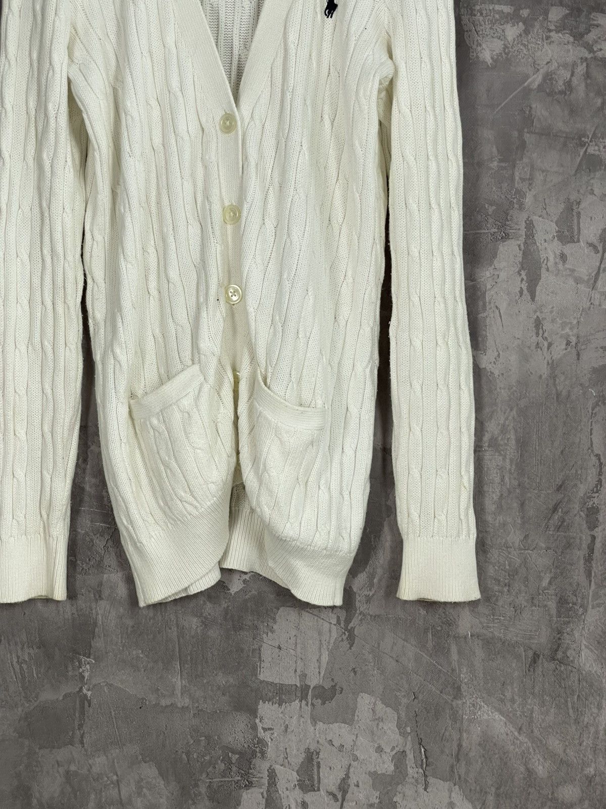 Polo Ralph Lauren × Vintage POLO RALPH LAUREN KNIT SWEATER CARDIGAN VINTAGE Y2K JUMPER Size L / US 10 / IT 46 - 6 Thumbnail