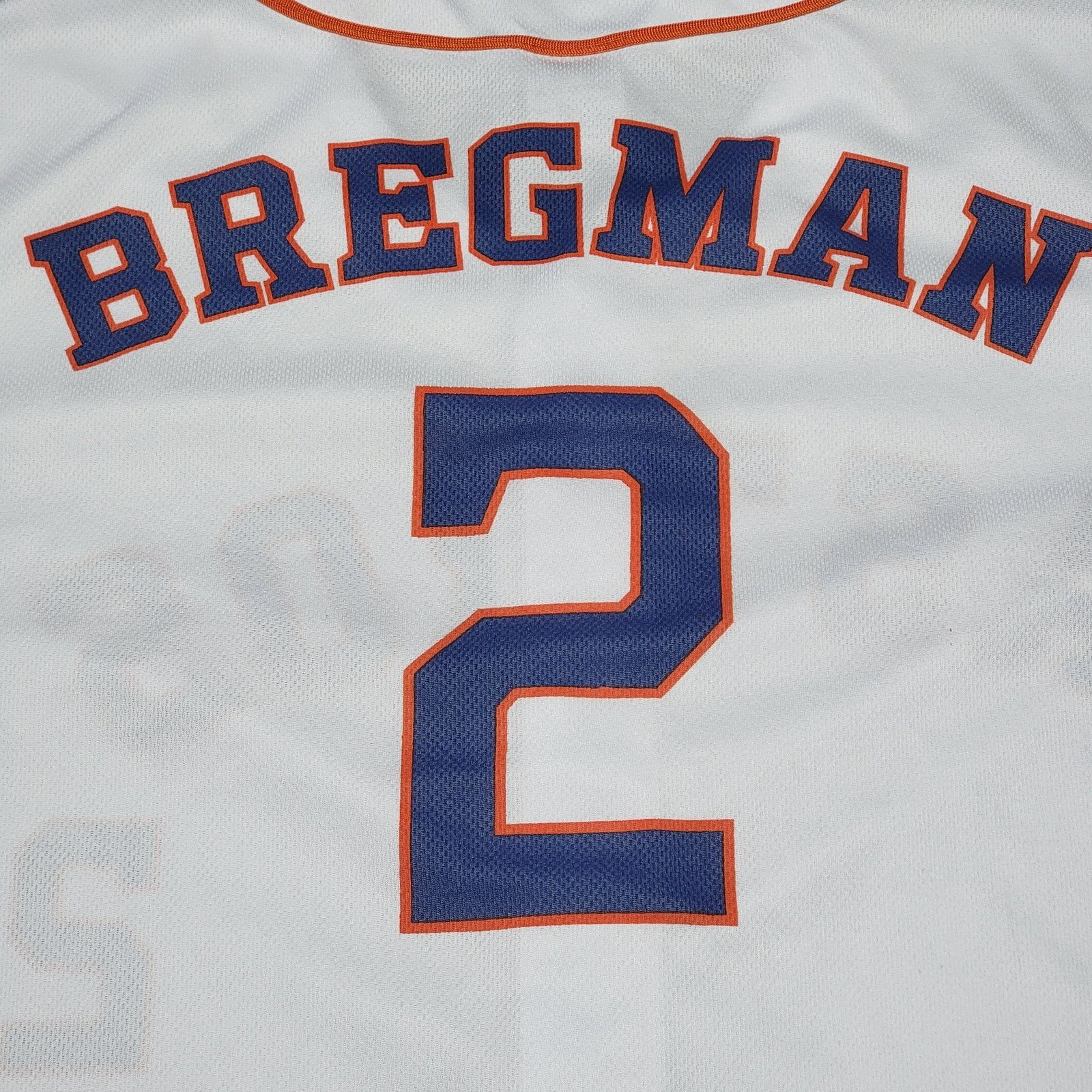 Other Houston Astros White Team Jersey "Bregman" - Size Adult XL Size US XL / EU 56 / 4 - 5 Thumbnail