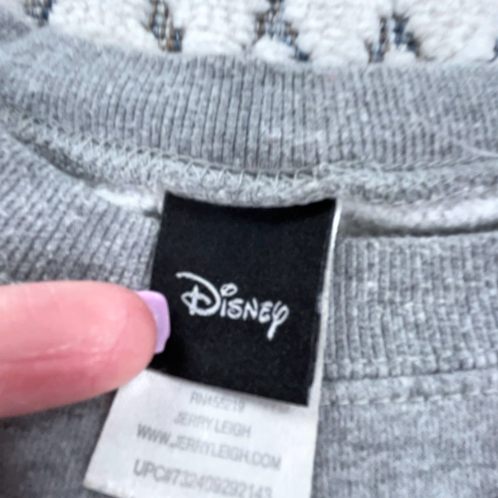Disney Disney Sweatshirt Women XS Gray Crew Neck Mickey Mouse Big Print Logo Size XS / US 0-2 / IT 36-38 - 6 Thumbnail